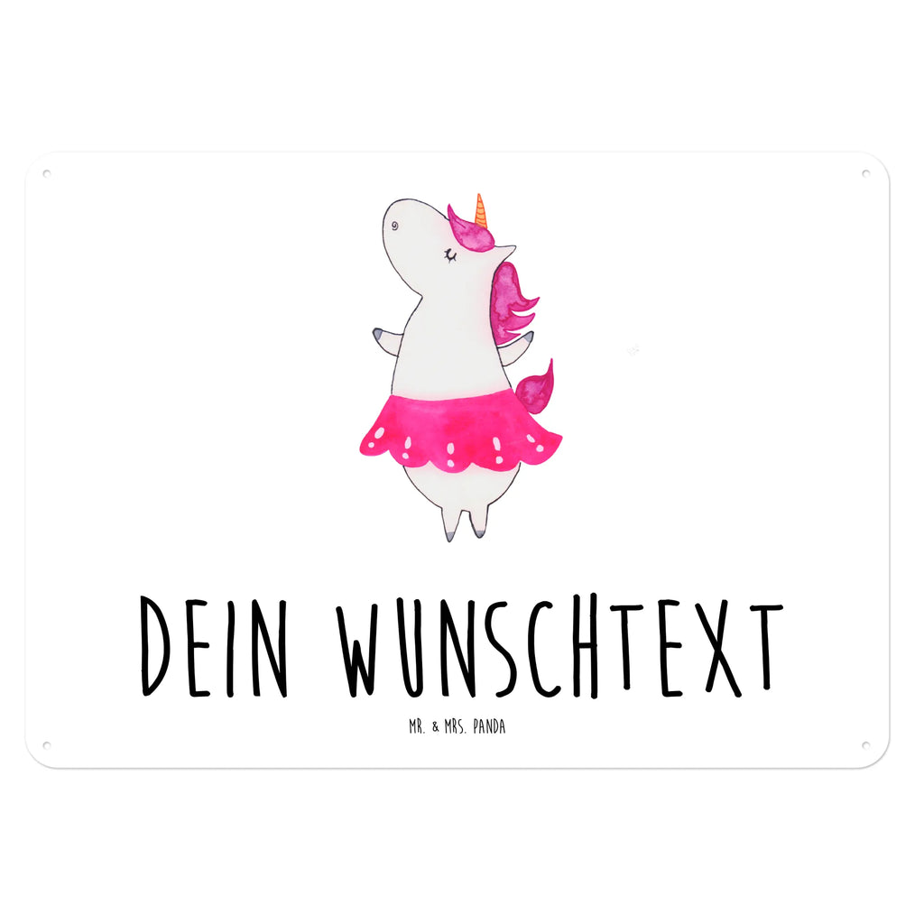 Personalisiertes Blechschild Einhorn Ballerina Blechschild, Metallschild, Geschenk Schild, Schild, Magnet-Metall-Schild, Deko Schild, Wandschild, Wand-Dekoration, Türschild, Einhorn, Einhörner, Einhorn Deko, Pegasus, Unicorn, Tanzen, Ballerina, Party, Wohnung, Spaß, Feiern, Geburtstag, Tänzerin, Lebenslust, Lebensfreude