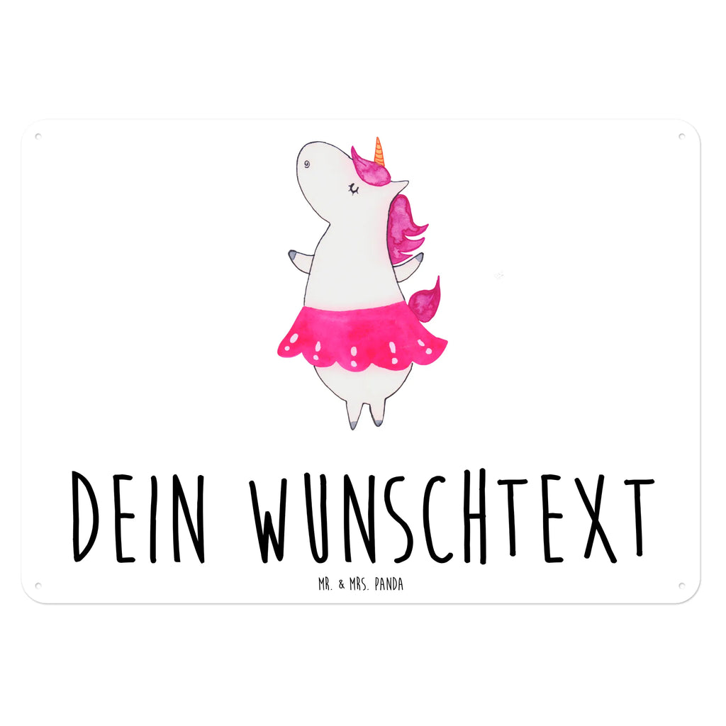 Personalisiertes Blechschild Einhorn Ballerina Blechschild, Metallschild, Geschenk Schild, Schild, Magnet-Metall-Schild, Deko Schild, Wandschild, Wand-Dekoration, Türschild, Einhorn, Einhörner, Einhorn Deko, Unicorn, Tanzen, Ballerina, Party, Wohnung, Spaß, Feiern, Geburtstag, Tänzerin, Lebenslust, Lebensfreude