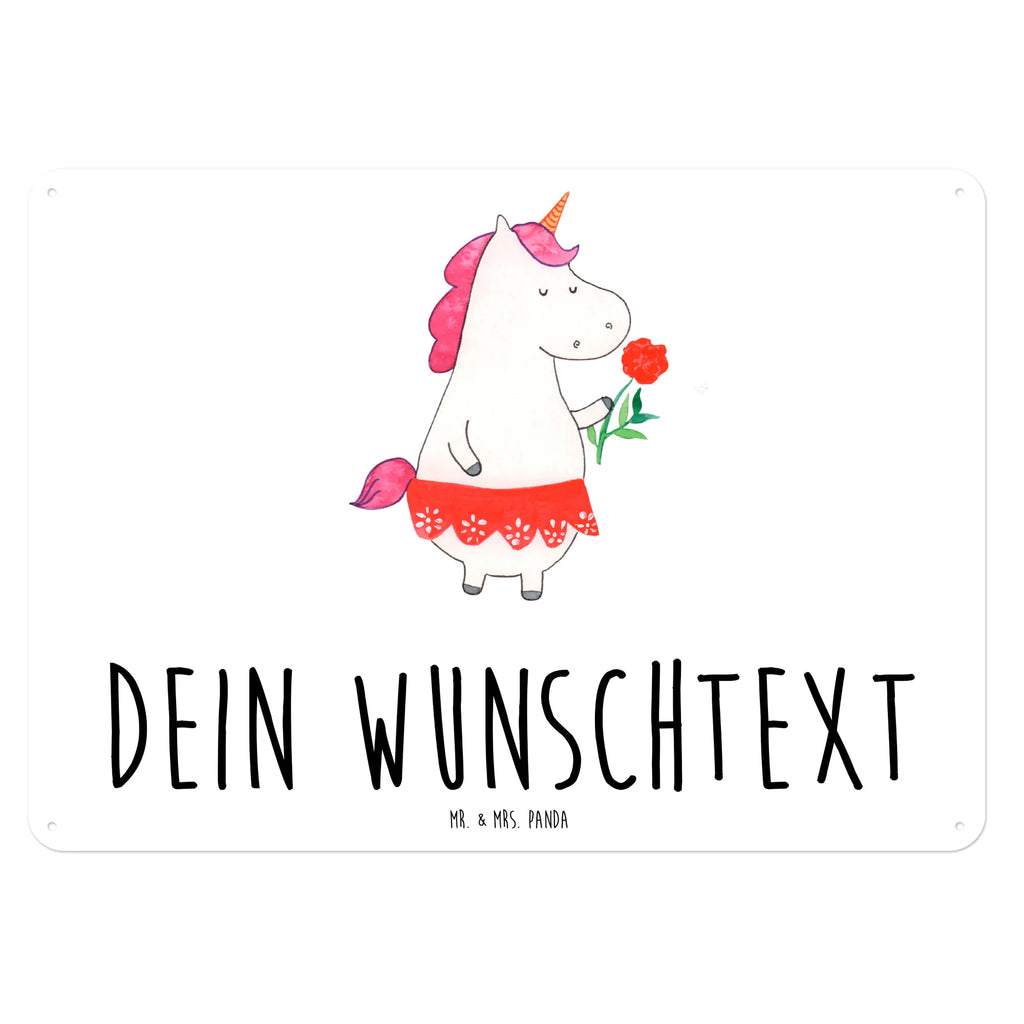 Personalisiertes Blechschild Einhorn Dame Blechschild, Metallschild, Geschenk Schild, Schild, Magnet-Metall-Schild, Deko Schild, Wandschild, Wand-Dekoration, Türschild, Einhorn, Einhörner, Einhorn Deko, Unicorn, Dame, Lady, feine Dame, Freundin, Frau, Bachelor, Bachelorette, Abfuhr, Schluss machen, Trennung