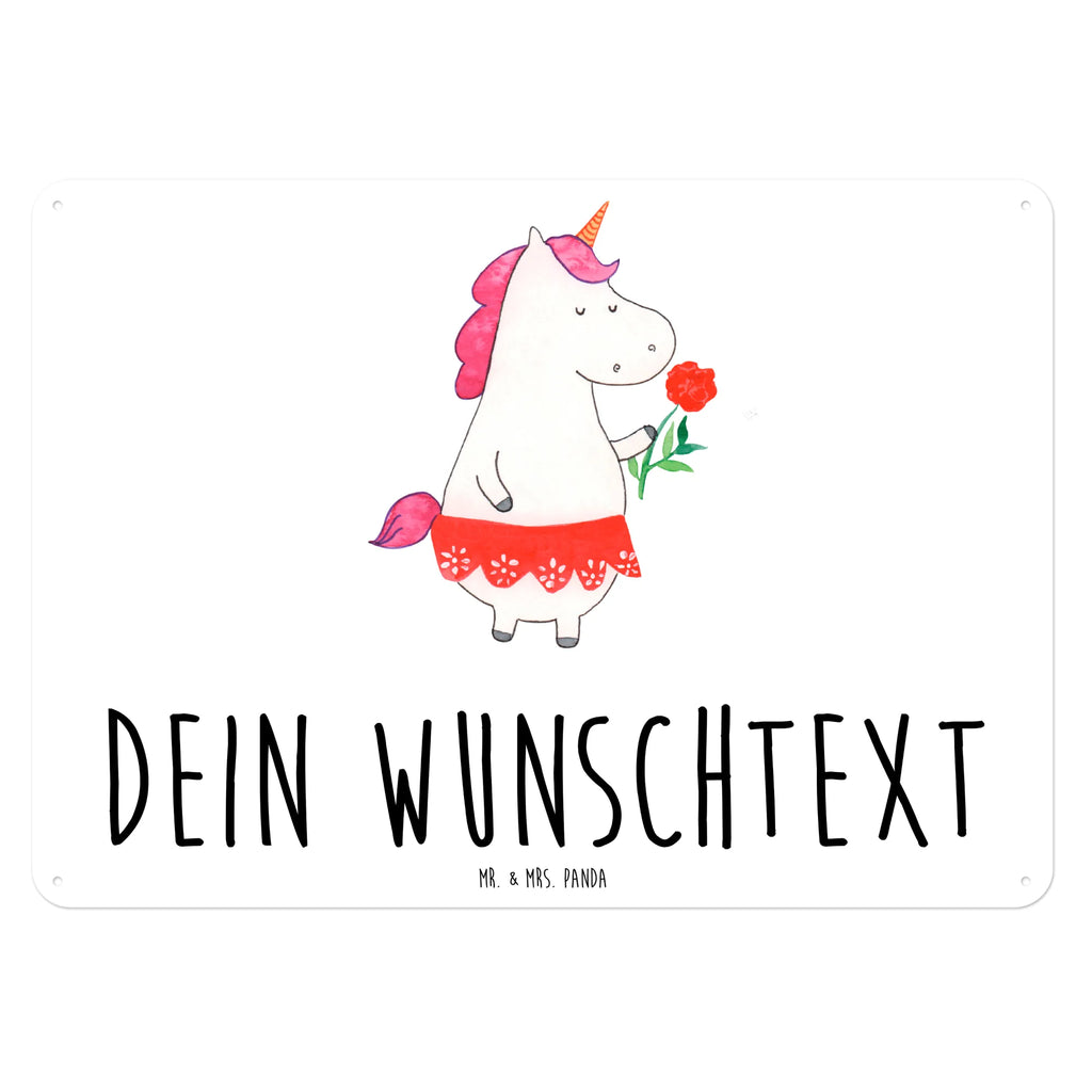 Personalisiertes Blechschild Einhorn Dame Blechschild, Metallschild, Geschenk Schild, Schild, Magnet-Metall-Schild, Deko Schild, Wandschild, Wand-Dekoration, Türschild, Einhorn, Einhörner, Einhorn Deko, Unicorn, Dame, Lady, feine Dame, Freundin, Frau, Bachelor, Bachelorette, Abfuhr, Schluss machen, Trennung