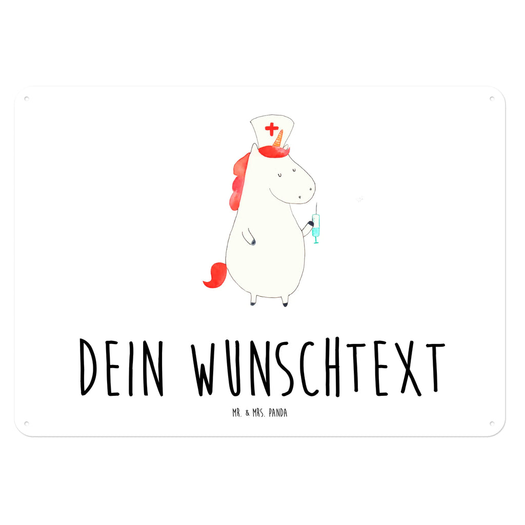 Personalisiertes Blechschild Einhorn Krankenschwester Blechschild, Metallschild, Geschenk Schild, Schild, Magnet-Metall-Schild, Deko Schild, Wandschild, Wand-Dekoration, Türschild, Einhorn, Einhörner, Einhorn Deko, Pegasus, Unicorn, Krankenschwester Geschenk, Krankenpfleger Geschenk, Krankenpflegerin, Krankenschwester Dankeschön, Krankenhaus, Ärztin Geschenk