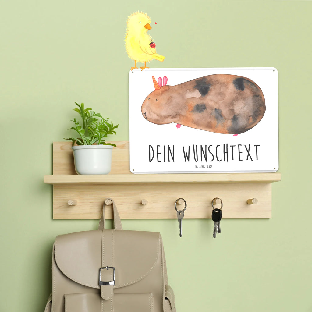 Personalisiertes Blechschild Meerhörnchen Blechschild, Metallschild, Geschenk Schild, Schild, Magnet-Metall-Schild, Deko Schild, Wandschild, Wand-Dekoration, Türschild, Einhorn, Einhörner, Einhorn Deko, Pegasus, Unicorn, Meerhörnchen, Meericorn, Meerschwein, Meerschweinchen