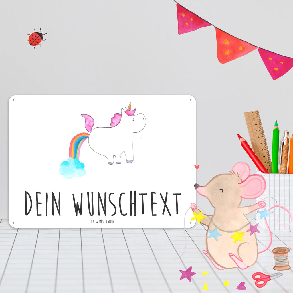 Personalisiertes Blechschild Einhorn Pupsend Blechschild, Metallschild, Geschenk Schild, Schild, Magnet-Metall-Schild, Deko Schild, Wandschild, Wand-Dekoration, Türschild, Einhorn, Einhörner, Einhorn Deko, Pegasus, Unicorn, Pups, Regenbogen, Glitzer, Einhornpower, Erwachsenwerden, Spaß, lustig, Freundin