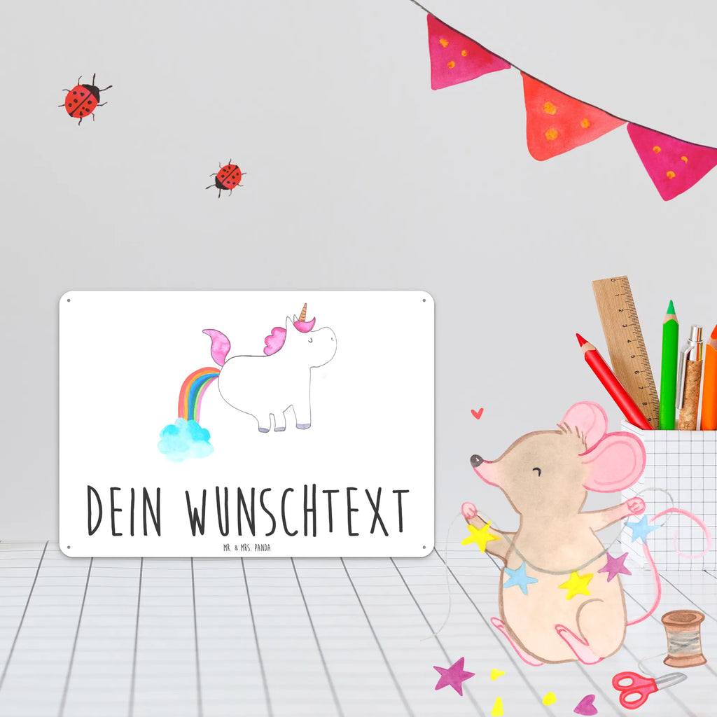 Personalisiertes Blechschild Einhorn Pupsend Blechschild, Metallschild, Geschenk Schild, Schild, Magnet-Metall-Schild, Deko Schild, Wandschild, Wand-Dekoration, Türschild, Einhorn, Einhörner, Einhorn Deko, Pegasus, Unicorn, Pups, Regenbogen, Glitzer, Einhornpower, Erwachsenwerden, Spaß, lustig, Freundin