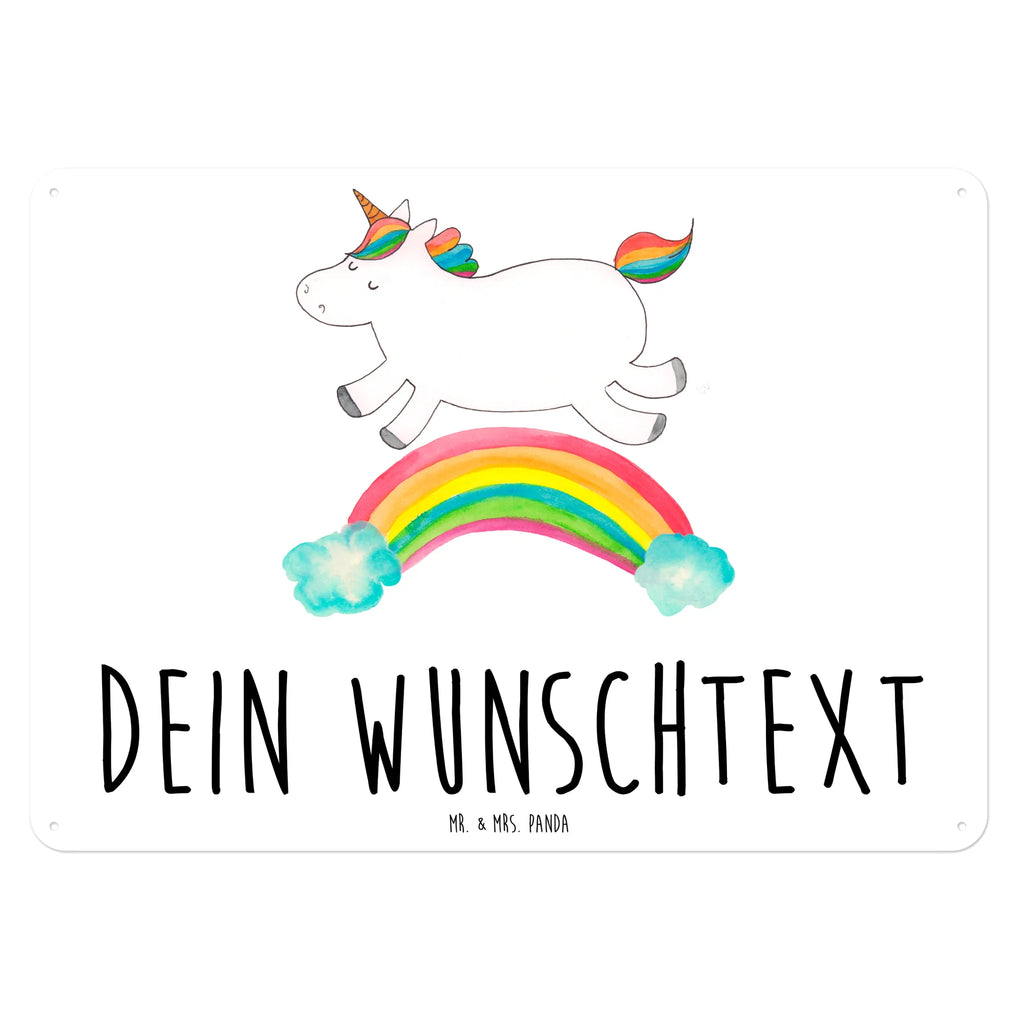 Personalisiertes Blechschild Einhorn Regenbogen Blechschild, Metallschild, Geschenk Schild, Schild, Magnet-Metall-Schild, Deko Schild, Wandschild, Wand-Dekoration, Türschild, Einhorn, Einhörner, Einhorn Deko, Pegasus, Unicorn, Regenbogen, Glitzer, Einhornpower, Erwachsenwerden, Einhornautobahn