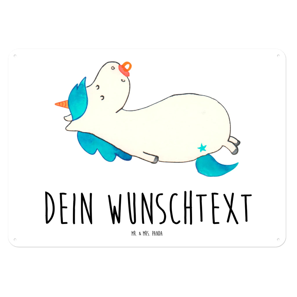 Personalisiertes Blechschild Einhorn Schnuller Blechschild, Metallschild, Geschenk Schild, Schild, Magnet-Metall-Schild, Deko Schild, Wandschild, Wand-Dekoration, Türschild, Einhorn, Einhörner, Einhorn Deko, Pegasus, Unicorn, Baby, Kleinkind, Geburt, Geburtstag, Säugling, Schnuller, Geschenk Geburt, Mutter, Mama