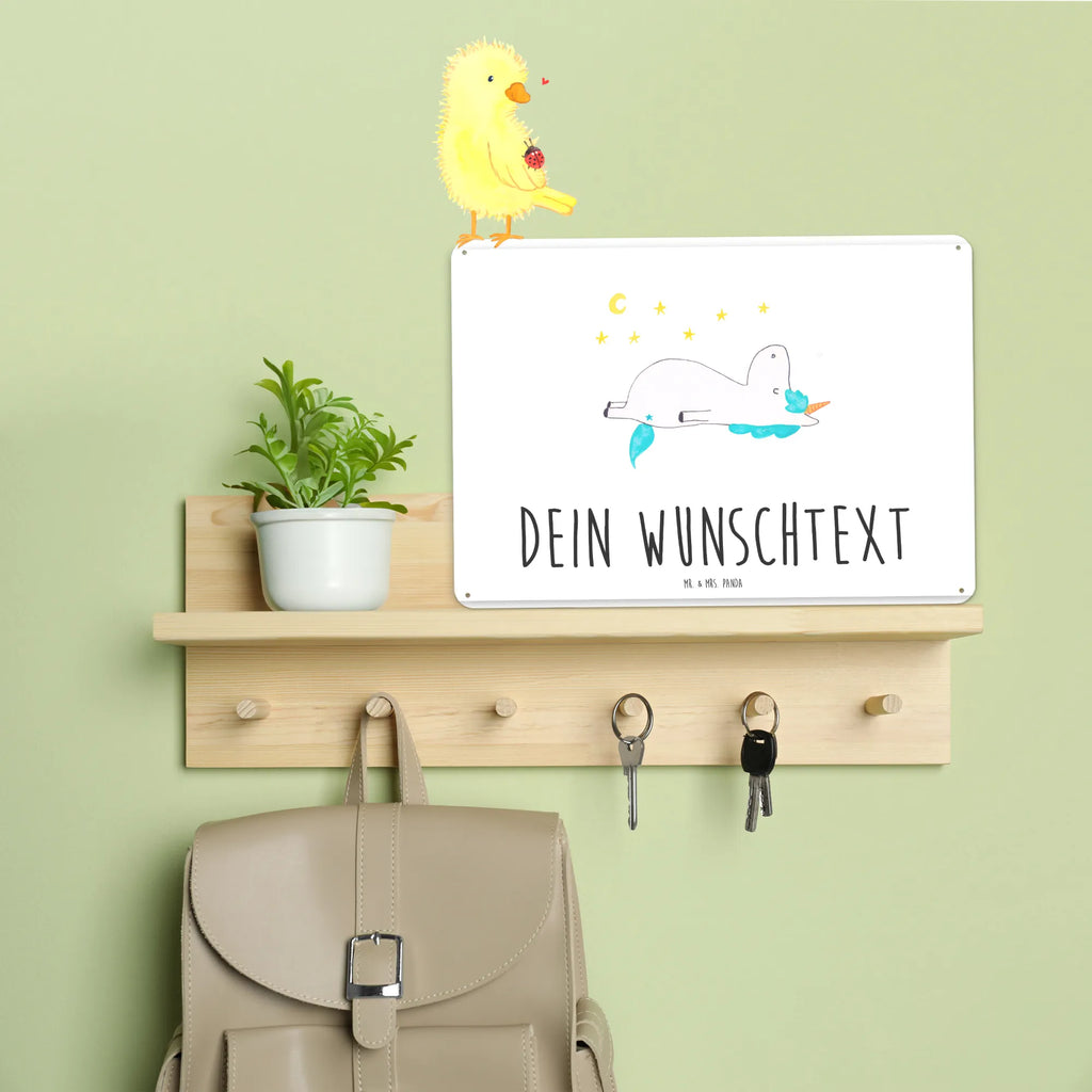 Personalisiertes Blechschild Einhorn Sternenhimmel Blechschild, Metallschild, Geschenk Schild, Schild, Magnet-Metall-Schild, Deko Schild, Wandschild, Wand-Dekoration, Türschild, Einhorn, Einhörner, Einhorn Deko, Pegasus, Unicorn, Sterne, Dachschaden, Verrückt, Sternenhimmel