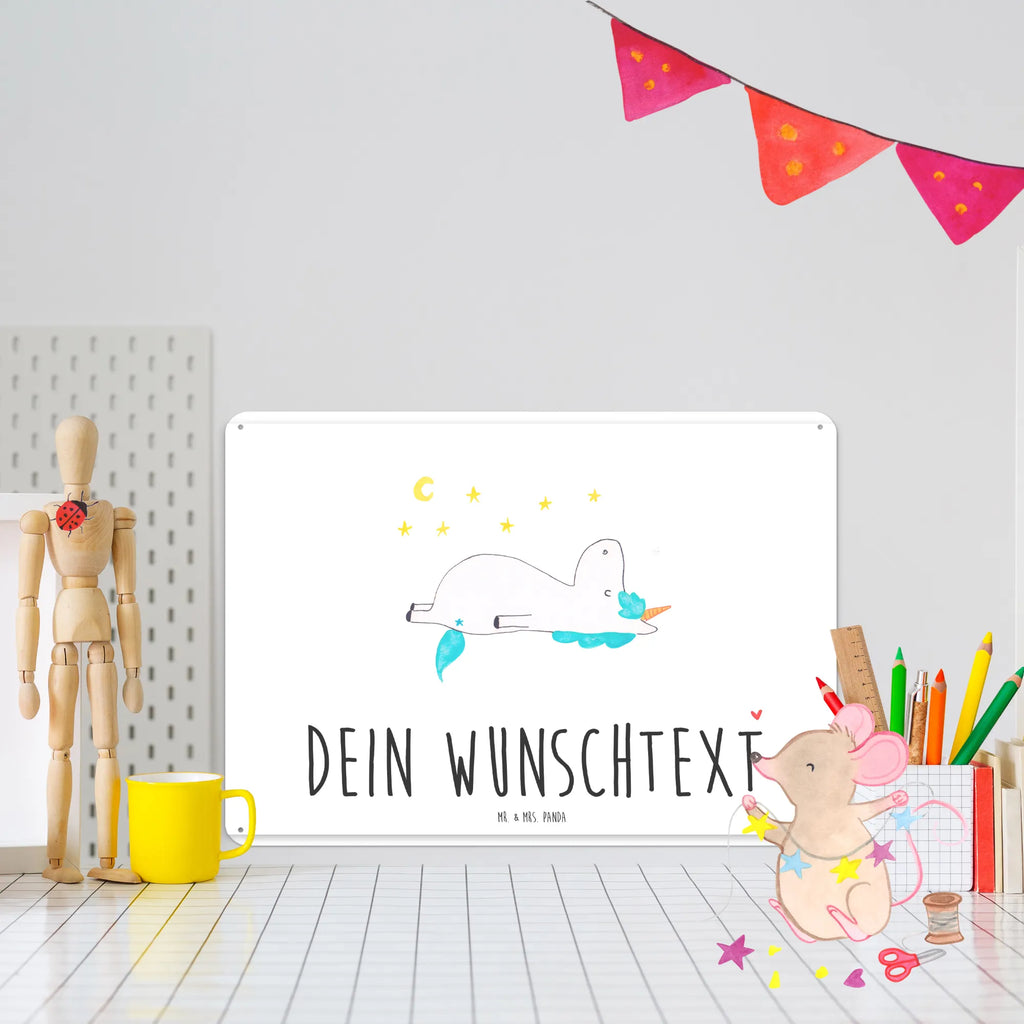 Personalisiertes Blechschild Einhorn Sternenhimmel Blechschild, Metallschild, Geschenk Schild, Schild, Magnet-Metall-Schild, Deko Schild, Wandschild, Wand-Dekoration, Türschild, Einhorn, Einhörner, Einhorn Deko, Pegasus, Unicorn, Sterne, Dachschaden, Verrückt, Sternenhimmel