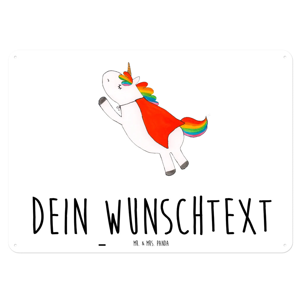 Personalisiertes Blechschild Einhorn Super Blechschild, Metallschild, Geschenk Schild, Schild, Magnet-Metall-Schild, Deko Schild, Wandschild, Wand-Dekoration, Türschild, Einhorn, Einhörner, Einhorn Deko, Pegasus, Unicorn, Traummann, Superheld, Held, Freundin, Geschenk, Girl, Mädchen