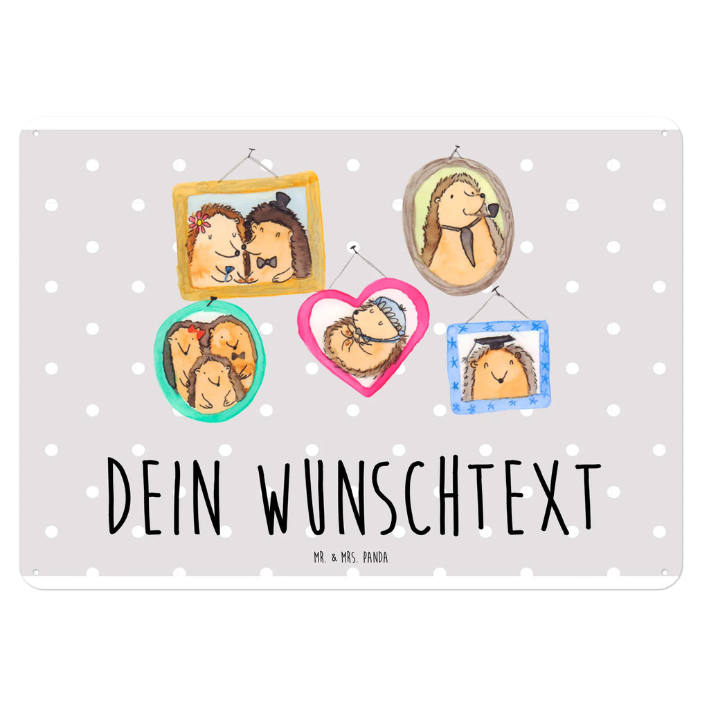 Personalisiertes Blechschild Igel Familie Blechschild, Metallschild, Geschenk Schild, Schild, Magnet-Metall-Schild, Deko Schild, Wandschild, Wand-Dekoration, Türschild, Familie, Vatertag, Muttertag, Bruder, Schwester, Mama, Papa, Oma, Opa, Liebe, Igel, Bilder, Zusammenhalt, Glück