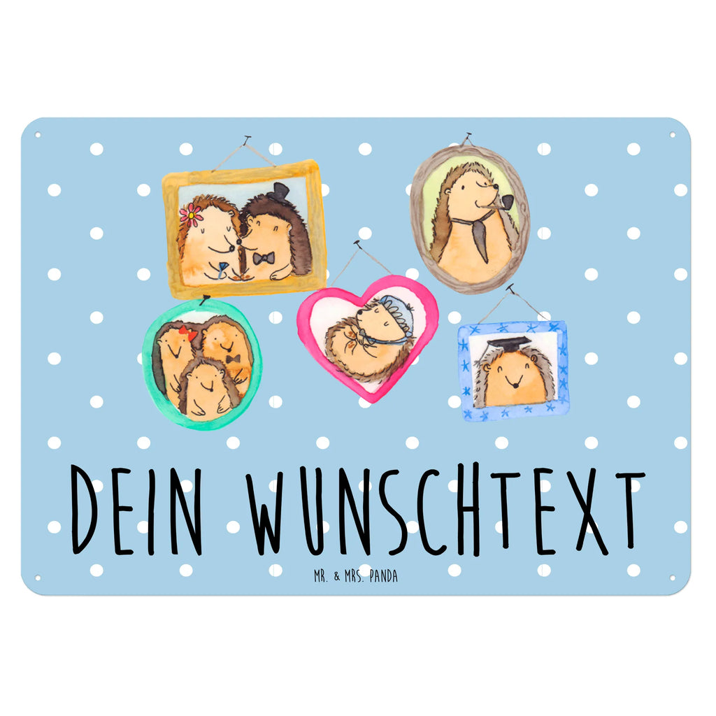 Personalisiertes Blechschild Igel Familie Blechschild, Metallschild, Geschenk Schild, Schild, Magnet-Metall-Schild, Deko Schild, Wandschild, Wand-Dekoration, Türschild, Familie, Vatertag, Muttertag, Bruder, Schwester, Mama, Papa, Oma, Opa, Liebe, Igel, Bilder, Zusammenhalt, Glück