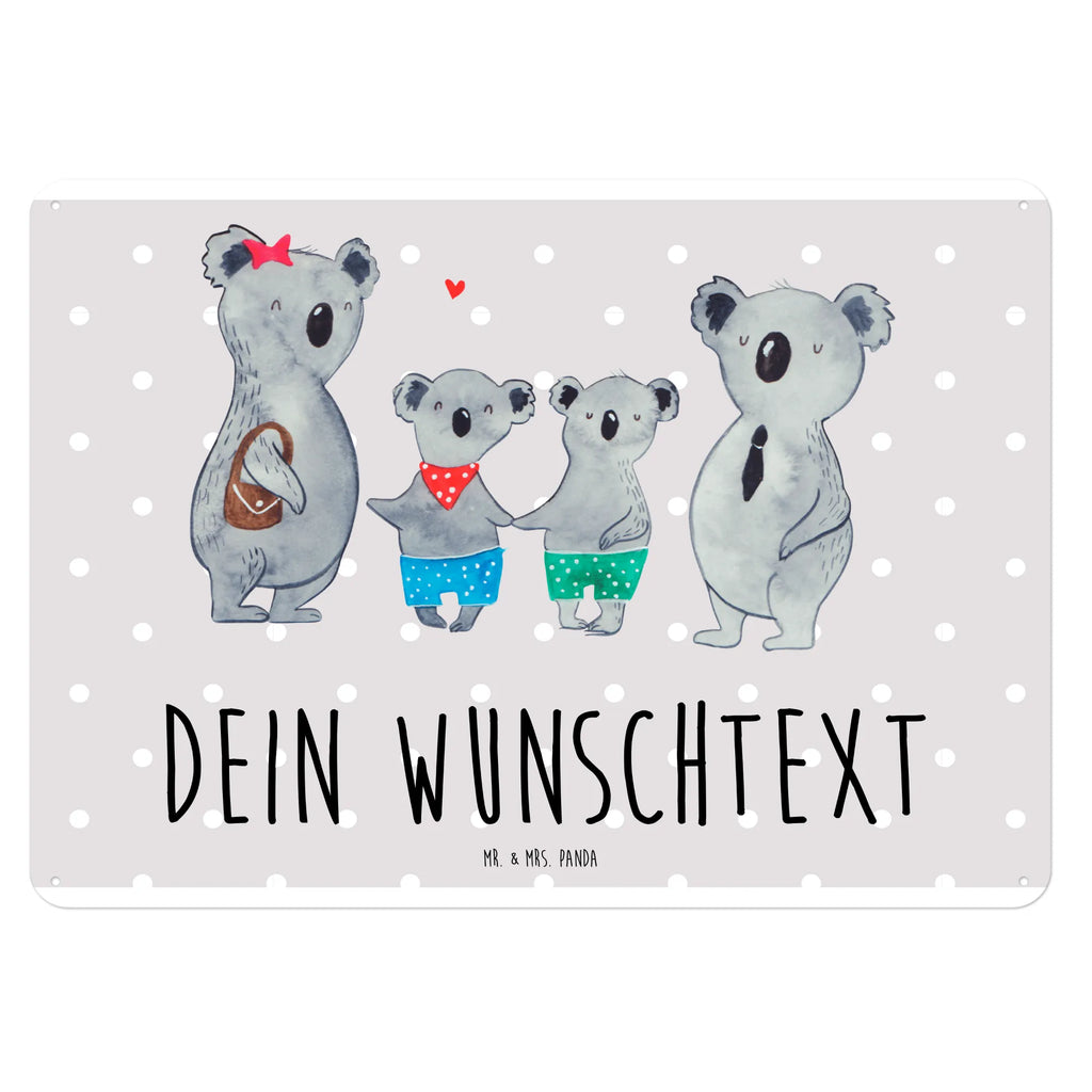 Personalisiertes Blechschild Koala Familie zwei Blechschild, Metallschild, Geschenk Schild, Schild, Magnet-Metall-Schild, Deko Schild, Wandschild, Wand-Dekoration, Türschild, Familie, Vatertag, Muttertag, Bruder, Schwester, Mama, Papa, Oma, Opa, Koala, Koalabär, beste Familie, Familienzeit, Familienleben, Koalafamilie, Lieblingsfamilie