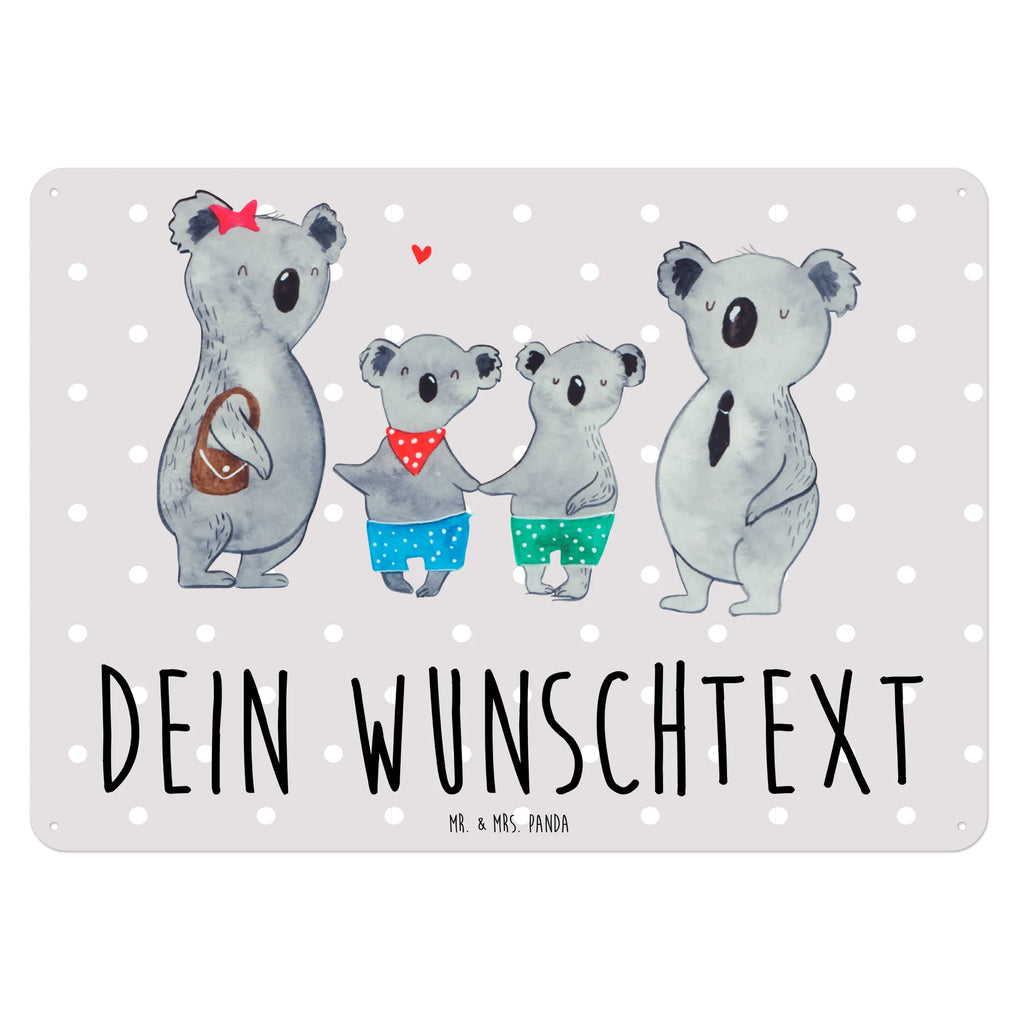 Personalisiertes Blechschild Koala Familie zwei Blechschild, Metallschild, Geschenk Schild, Schild, Magnet-Metall-Schild, Deko Schild, Wandschild, Wand-Dekoration, Türschild, Familie, Vatertag, Muttertag, Bruder, Schwester, Mama, Papa, Oma, Opa, Koala, Koalabär, beste Familie, Familienzeit, Familienleben, Koalafamilie, Lieblingsfamilie