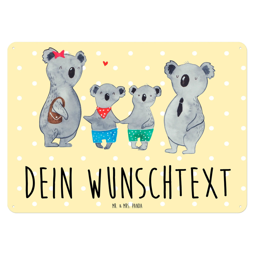 Personalisiertes Blechschild Koala Familie zwei Blechschild, Metallschild, Geschenk Schild, Schild, Magnet-Metall-Schild, Deko Schild, Wandschild, Wand-Dekoration, Türschild, Familie, Vatertag, Muttertag, Bruder, Schwester, Mama, Papa, Oma, Opa, Koala, Koalabär, beste Familie, Familienzeit, Familienleben, Koalafamilie, Lieblingsfamilie