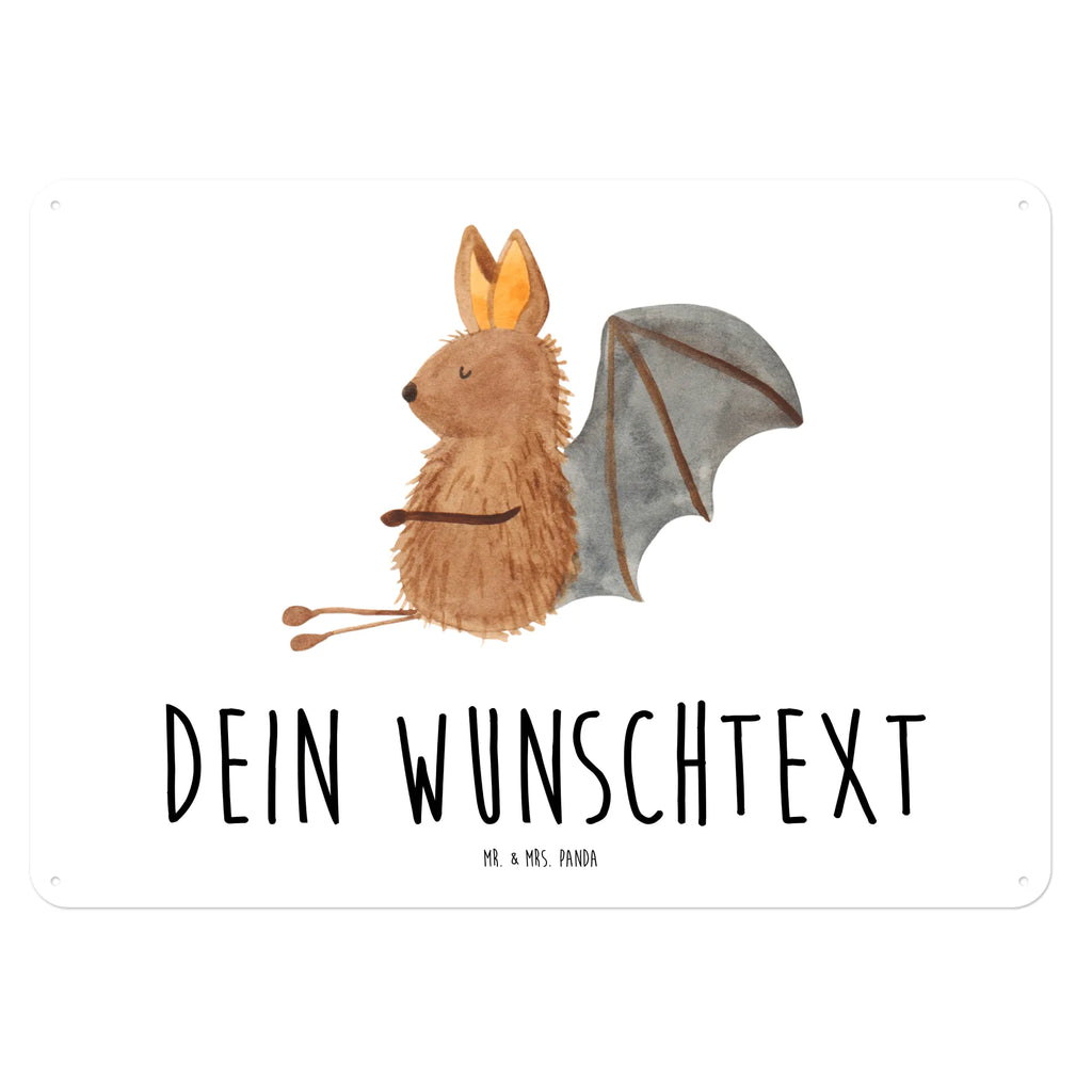 Personalisiertes Blechschild Fledermaus Sitzen Blechschild, Metallschild, Geschenk Schild, Schild, Magnet-Metall-Schild, Deko Schild, Wandschild, Wand-Dekoration, Türschild, Tiermotive, Gute Laune, lustige Sprüche, Tiere, Fledermaus, Fledermäuse, Motivation, entspannen