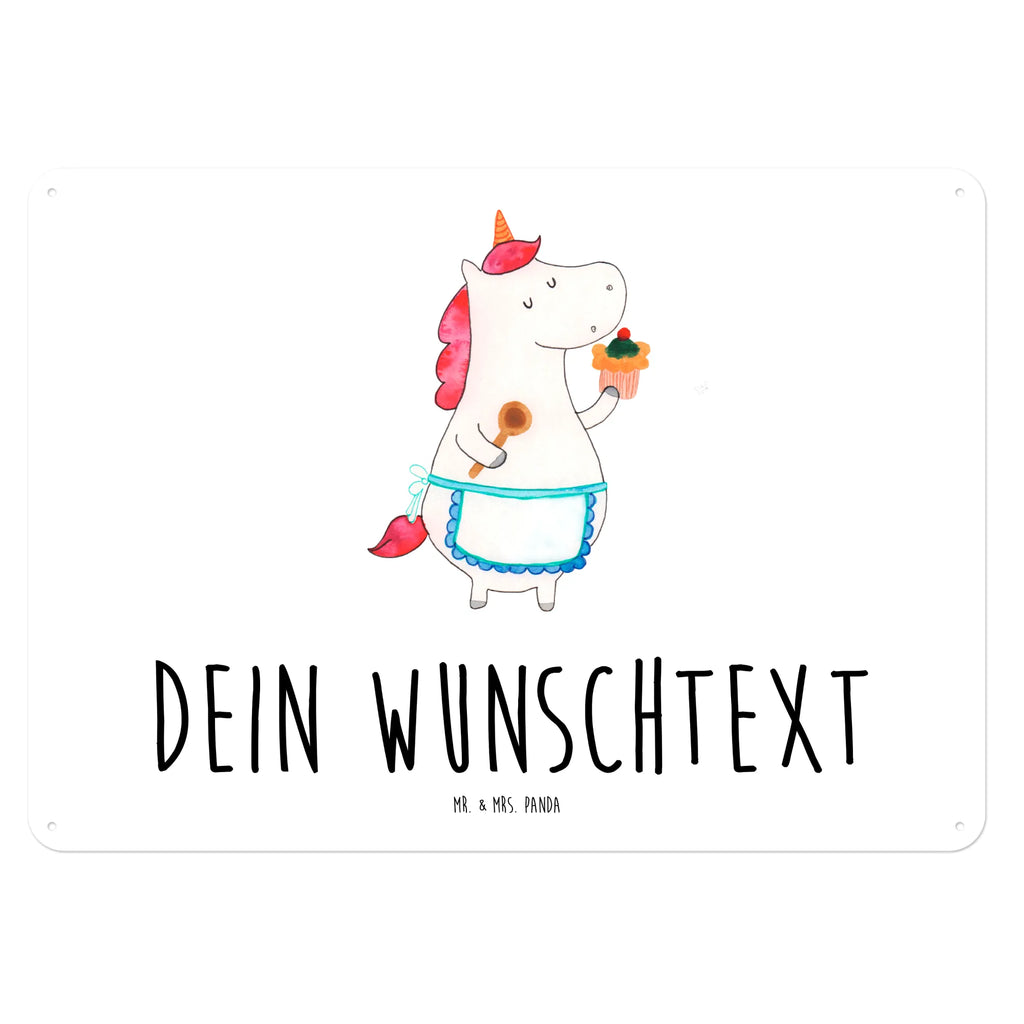 Personalisiertes Blechschild Einhorn Küchenfee Blechschild, Metallschild, Geschenk Schild, Schild, Magnet-Metall-Schild, Deko Schild, Wandschild, Wand-Dekoration, Türschild, Einhorn, Einhörner, Einhorn Deko, Pegasus, Unicorn, backen, Muffin, Motivation, Träumer, träumen, Bäckerin, Hobbykoch, Koch, Torte, Kuchen