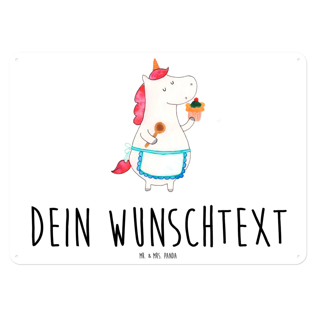 Personalisiertes Blechschild Einhorn Küchenfee Blechschild, Metallschild, Geschenk Schild, Schild, Magnet-Metall-Schild, Deko Schild, Wandschild, Wand-Dekoration, Türschild, Einhorn, Einhörner, Einhorn Deko, Pegasus, Unicorn, backen, Muffin, Motivation, Träumer, träumen, Bäckerin, Hobbykoch, Koch, Torte, Kuchen