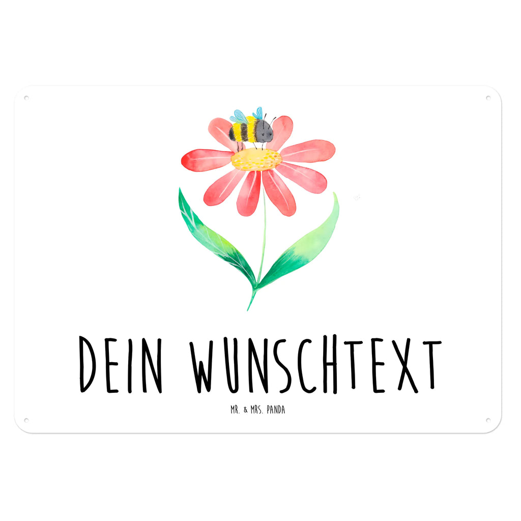 Personalisiertes Blechschild Hummel Blume Blechschild, Metallschild, Geschenk Schild, Schild, Magnet-Metall-Schild, Deko Schild, Wandschild, Wand-Dekoration, Türschild, Tiermotive, Gute Laune, lustige Sprüche, Tiere, Hummel, Blume, Wespe, Flauschig, Natur, Feld, Hummeln, Biene