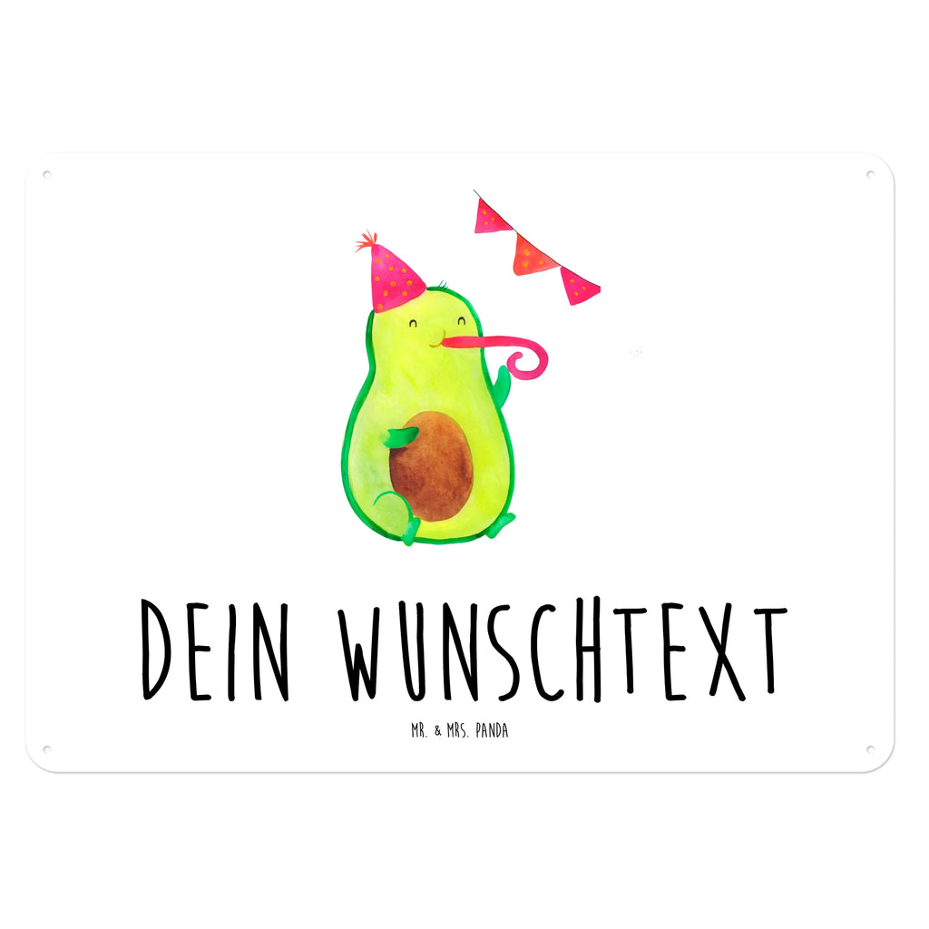 Personalisiertes Blechschild Avocado Party Zeit Blechschild, Metallschild, Geschenk Schild, Schild, Magnet-Metall-Schild, Deko Schild, Wandschild, Wand-Dekoration, Türschild, Avocado, Veggie, Vegan, Gesund