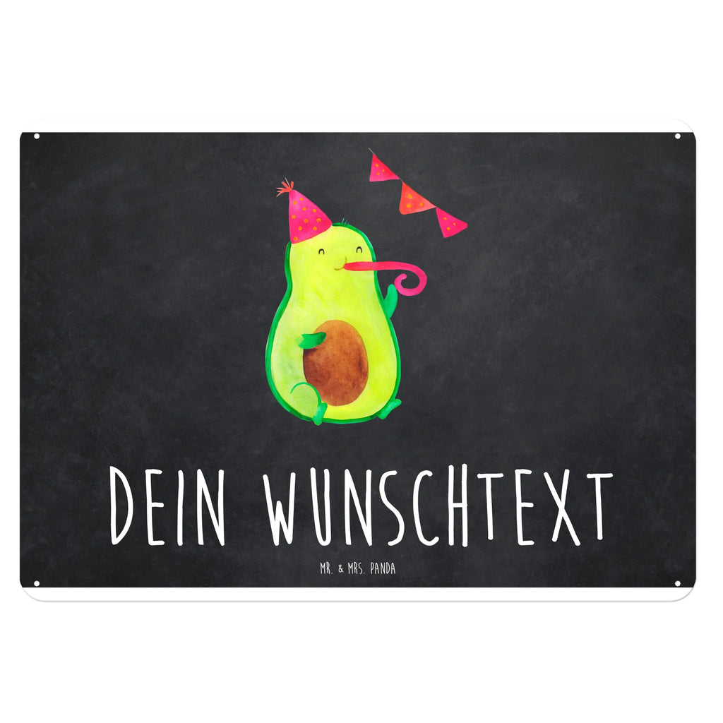 Personalisiertes Blechschild Avocado Party Zeit Blechschild, Metallschild, Geschenk Schild, Schild, Magnet-Metall-Schild, Deko Schild, Wandschild, Wand-Dekoration, Türschild, Avocado, Veggie, Vegan, Gesund