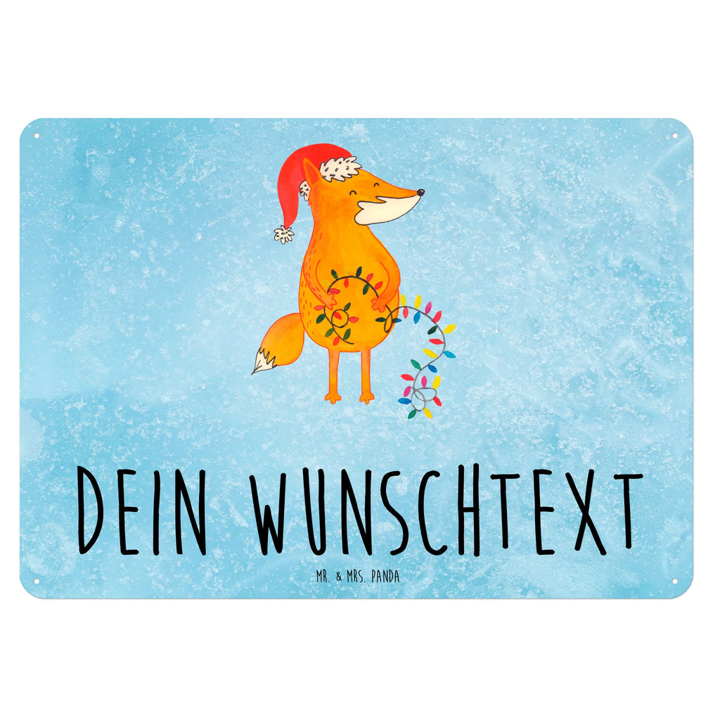 Personalisiertes Blechschild Fuchs Weihnachten Blechschild, Metallschild, Geschenk Schild, Schild, Magnet-Metall-Schild, Deko Schild, Wandschild, Wand-Dekoration, Türschild, Winter, Weihnachten, Weihnachtsdeko, Nikolaus, Advent, Heiligabend, Wintermotiv, Fuchs, Füchse, Spruch schön, Geschenk Weihnachten, Weihnachtsmann, Weihnachtszeit