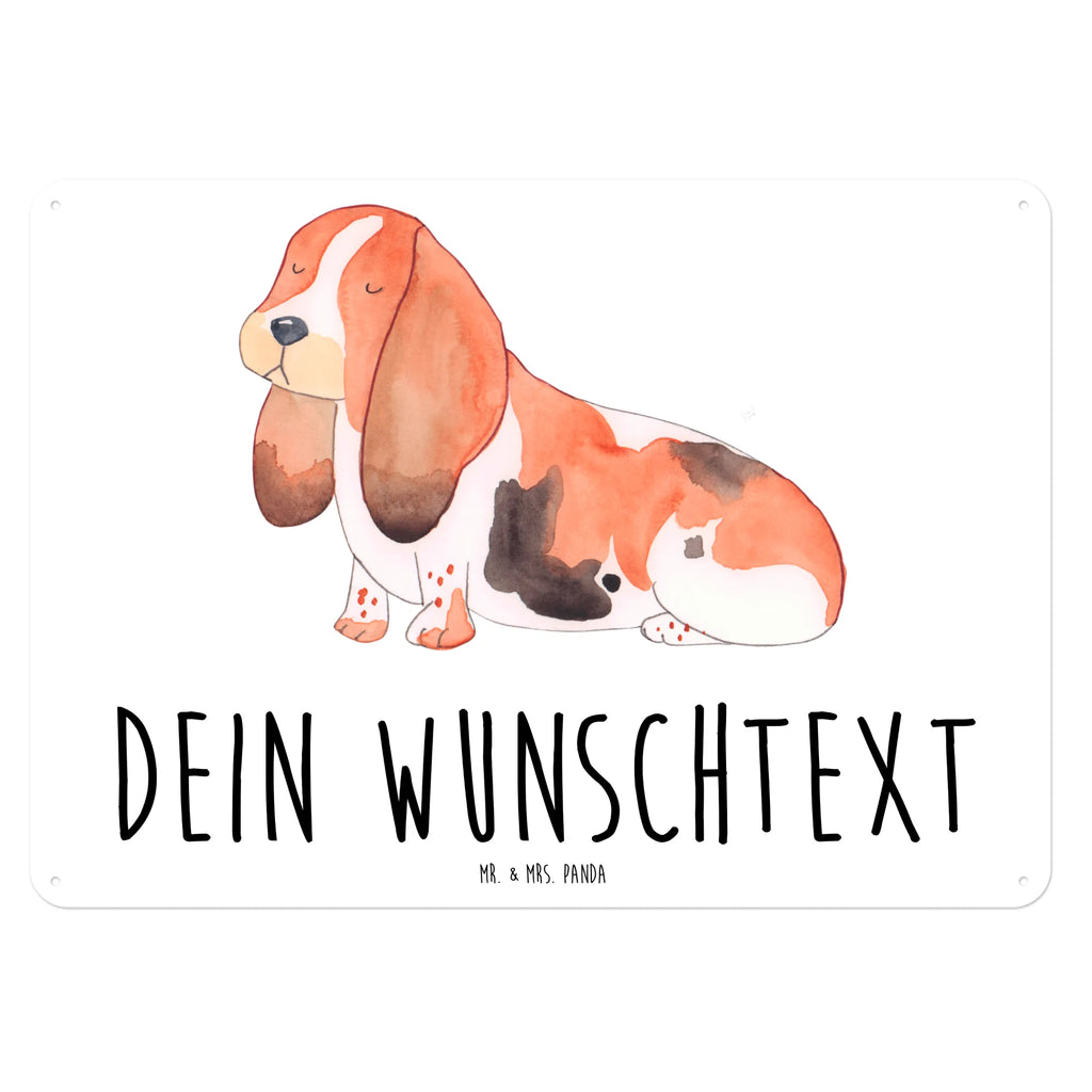 Personalisiertes Blechschild Hund Basset Hound Blechschild, Metallschild, Geschenk Schild, Schild, Magnet-Metall-Schild, Deko Schild, Wandschild, Wand-Dekoration, Türschild, Hund, Hundemotiv, Haustier, Hunderasse, Tierliebhaber, Hundebesitzer, Sprüche, Basset Hound, Basset, Hundeliebe, kinderlos