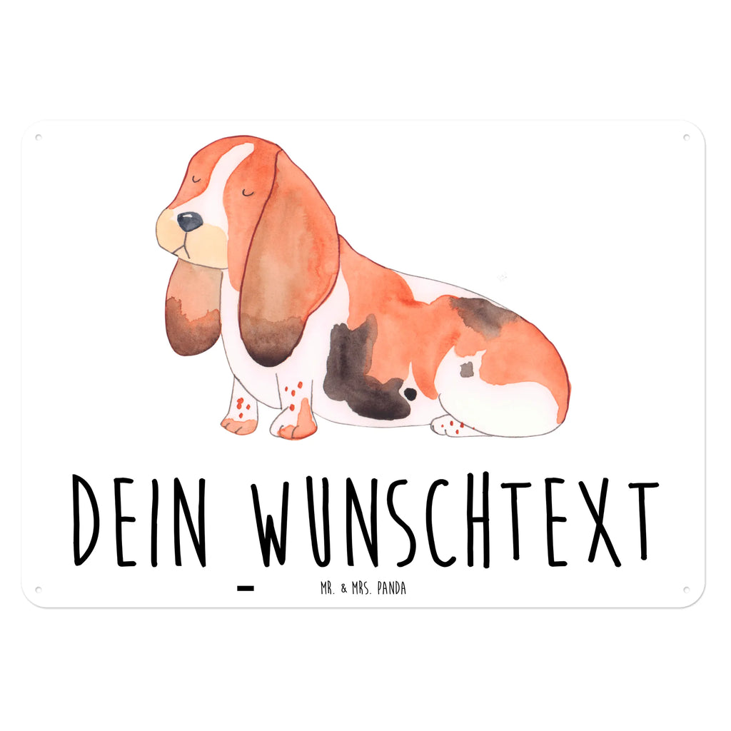 Personalisiertes Blechschild Hund Basset Hound Blechschild, Metallschild, Geschenk Schild, Schild, Magnet-Metall-Schild, Deko Schild, Wandschild, Wand-Dekoration, Türschild, Hund, Hundemotiv, Haustier, Hunderasse, Tierliebhaber, Hundebesitzer, Sprüche, Basset Hound, Basset, Hundeliebe, kinderlos