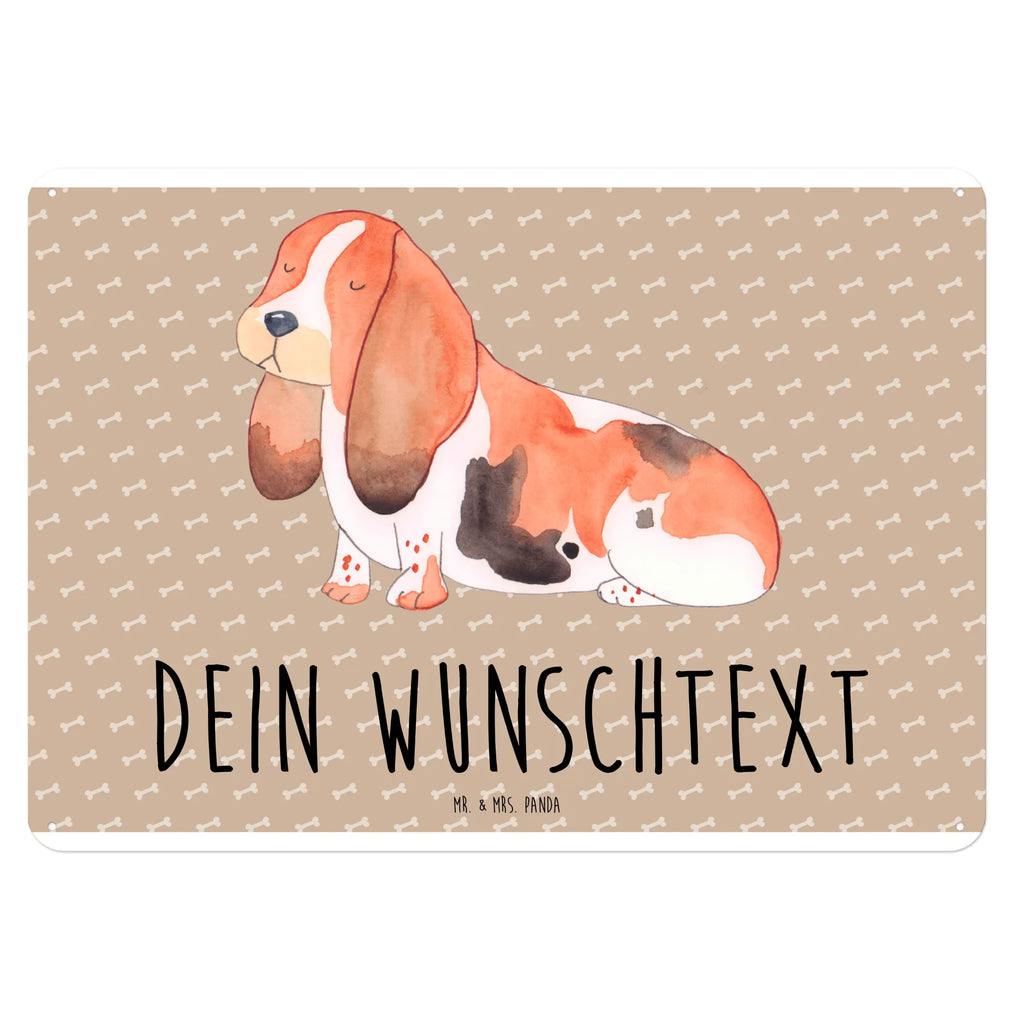 Personalisiertes Blechschild Hund Basset Hound Blechschild, Metallschild, Geschenk Schild, Schild, Magnet-Metall-Schild, Deko Schild, Wandschild, Wand-Dekoration, Türschild, Hund, Hundemotiv, Haustier, Hunderasse, Tierliebhaber, Hundebesitzer, Sprüche, Basset Hound, Basset, Hundeliebe, kinderlos