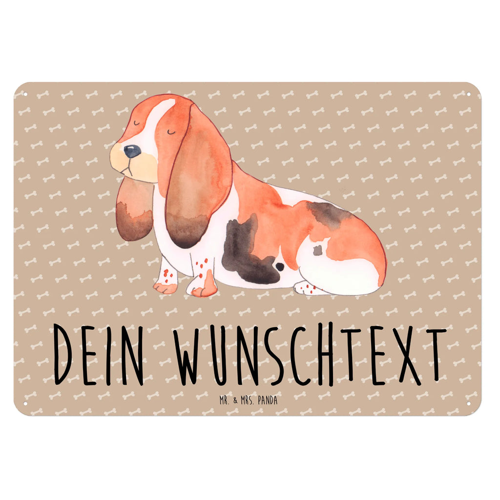 Personalisiertes Blechschild Hund Basset Hound Blechschild, Metallschild, Geschenk Schild, Schild, Magnet-Metall-Schild, Deko Schild, Wandschild, Wand-Dekoration, Türschild, Hund, Hundemotiv, Haustier, Hunderasse, Tierliebhaber, Hundebesitzer, Sprüche, Basset Hound, Basset, Hundeliebe, kinderlos