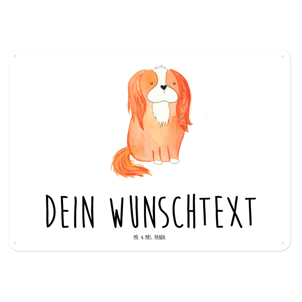 Personalisiertes Blechschild Hund Cavalier King Charles Spaniel Blechschild, Metallschild, Geschenk Schild, Schild, Magnet-Metall-Schild, Deko Schild, Wandschild, Wand-Dekoration, Türschild, Hund, Hundemotiv, Haustier, Hunderasse, Tierliebhaber, Hundebesitzer, Sprüche, Cavalier King Charles Spaniel, Cockerspaniel, Spaniel, Spruch, schönster Hund