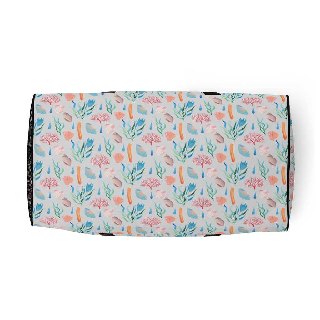 Travel bag Sound of the Sea Design Reisetasche, Sporttasche, Reisetaschen, Große Reisetasche, Reisetasche groß, Damen Reisetasche, Reisetasche Damen, Herren Reisetasche, Reisetasche Herren, Reisetasche Handgepäck, Handgepäck Reisetasche, Strand Motive, Korallen, Meer, Strand, Muscheln, Beach, Muster, maritim