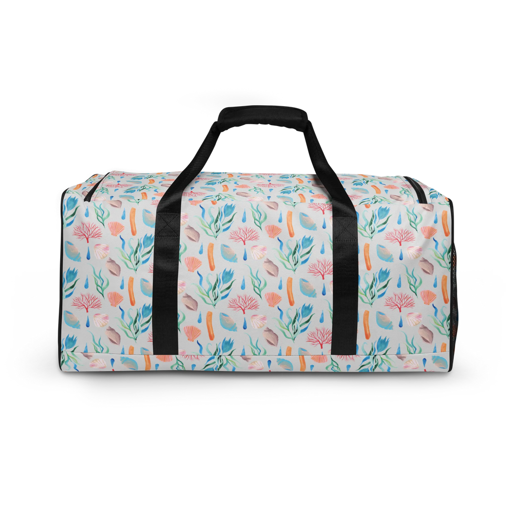 Travel bag Sound of the Sea Design Reisetasche, Sporttasche, Reisetaschen, Große Reisetasche, Reisetasche groß, Damen Reisetasche, Reisetasche Damen, Herren Reisetasche, Reisetasche Herren, Reisetasche Handgepäck, Handgepäck Reisetasche, Strand Motive, Korallen, Meer, Strand, Muscheln, Beach, Muster, maritim