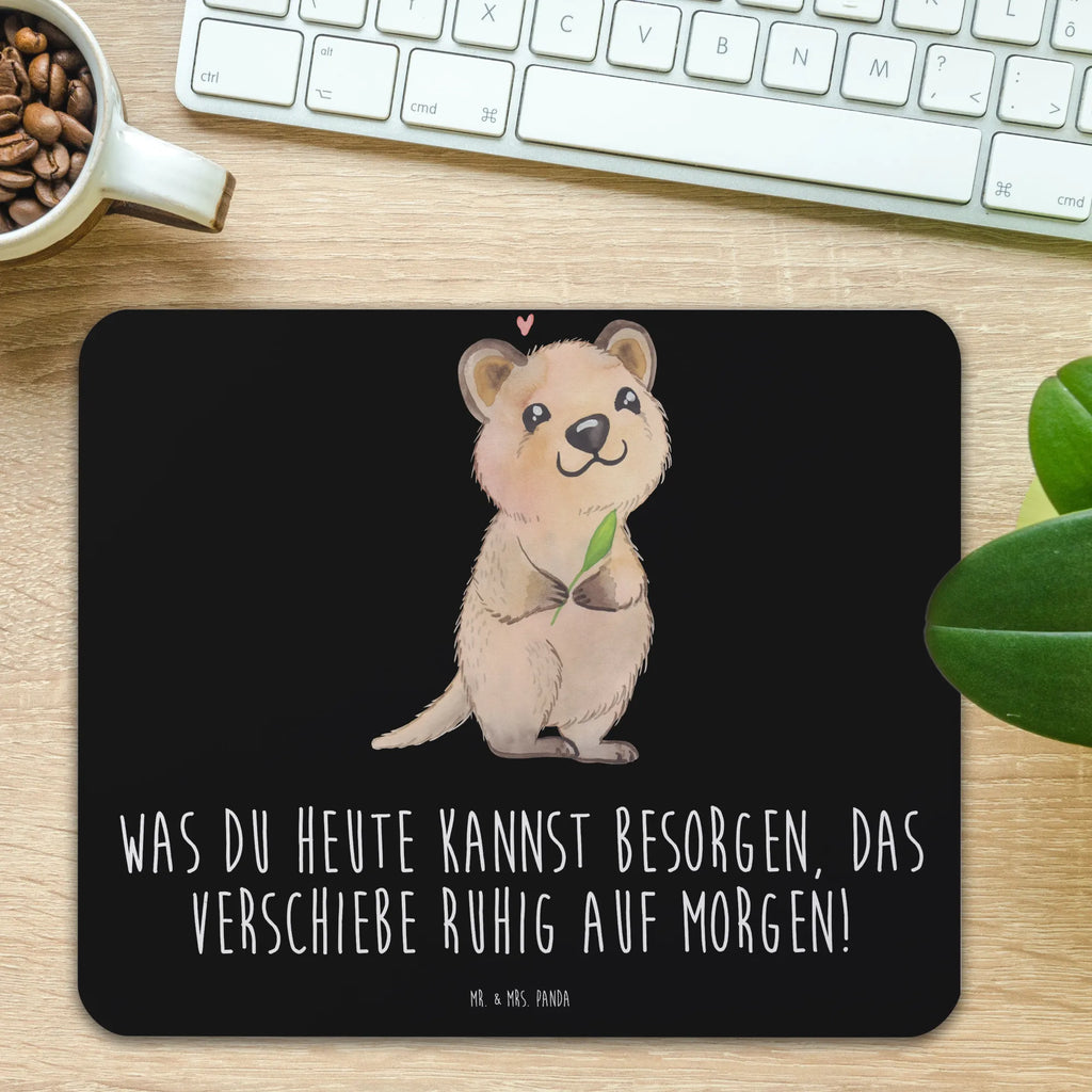 Mauspad Quokka Happy Mousepad, Computer zubehör, Büroausstattung, PC Zubehör, Arbeitszimmer, Mauspad, Einzigartiges Mauspad, Designer Mauspad, Mausunterlage, Mauspad Büro, Tiermotive, Gute Laune, lustige Sprüche, Tiere, Quokka, Verschieben, Aufschieberitis, Lustiger Spruch, Niedliches Tier, Dinge erledigen