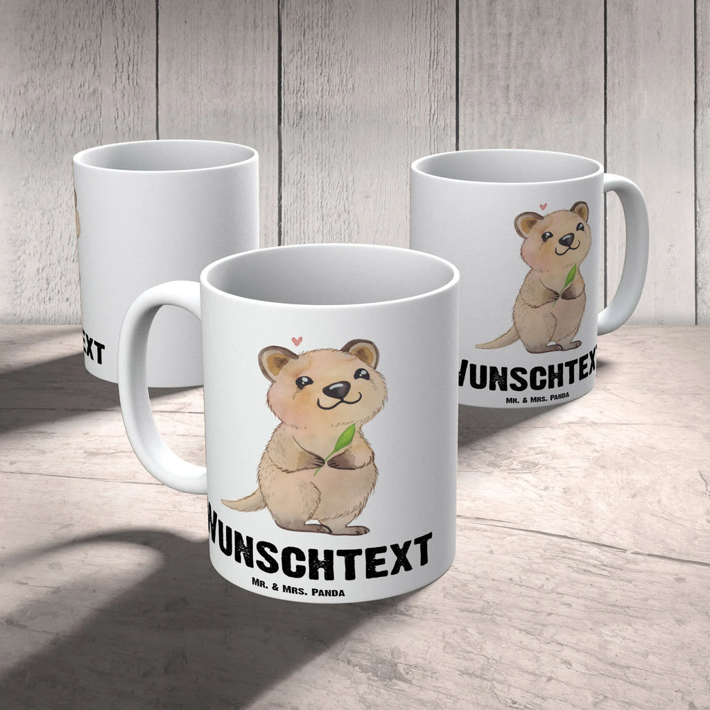 Personalisierte Tasse Quokka Happy Personalisierte Tasse, Namenstasse, Wunschname, Personalisiert, Tasse, Namen, Drucken, Tasse mit Namen, Tiermotive, Gute Laune, lustige Sprüche, Tiere, Quokka, Verschieben, Aufschieberitis, Lustiger Spruch, Niedliches Tier, Dinge erledigen