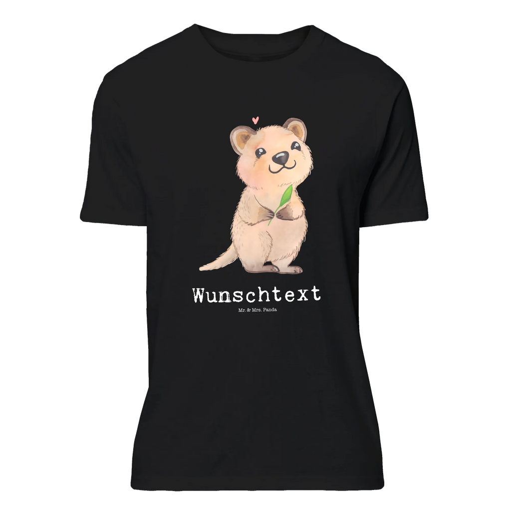 Personalisiertes T-Shirt Quokka Happy T-Shirt Personalisiert, T-Shirt mit Namen, T-Shirt mit Aufruck, Männer, Frauen, Tiermotive, Gute Laune, lustige Sprüche, Tiere, Quokka, Verschieben, Aufschieberitis, Lustiger Spruch, Niedliches Tier, Dinge erledigen