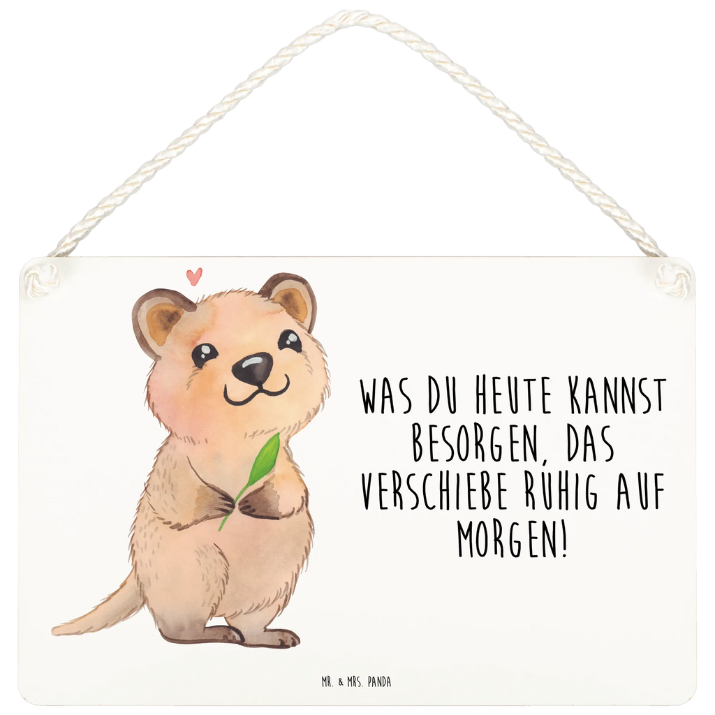 Deko Schild Quokka Happy Dekoschild, Deko Schild, Schild, Tür Schild, Türschild, Holzschild, Wandschild, Wanddeko, Tiermotive, Gute Laune, lustige Sprüche, Tiere, Quokka, Verschieben, Aufschieberitis, Lustiger Spruch, Niedliches Tier, Dinge erledigen