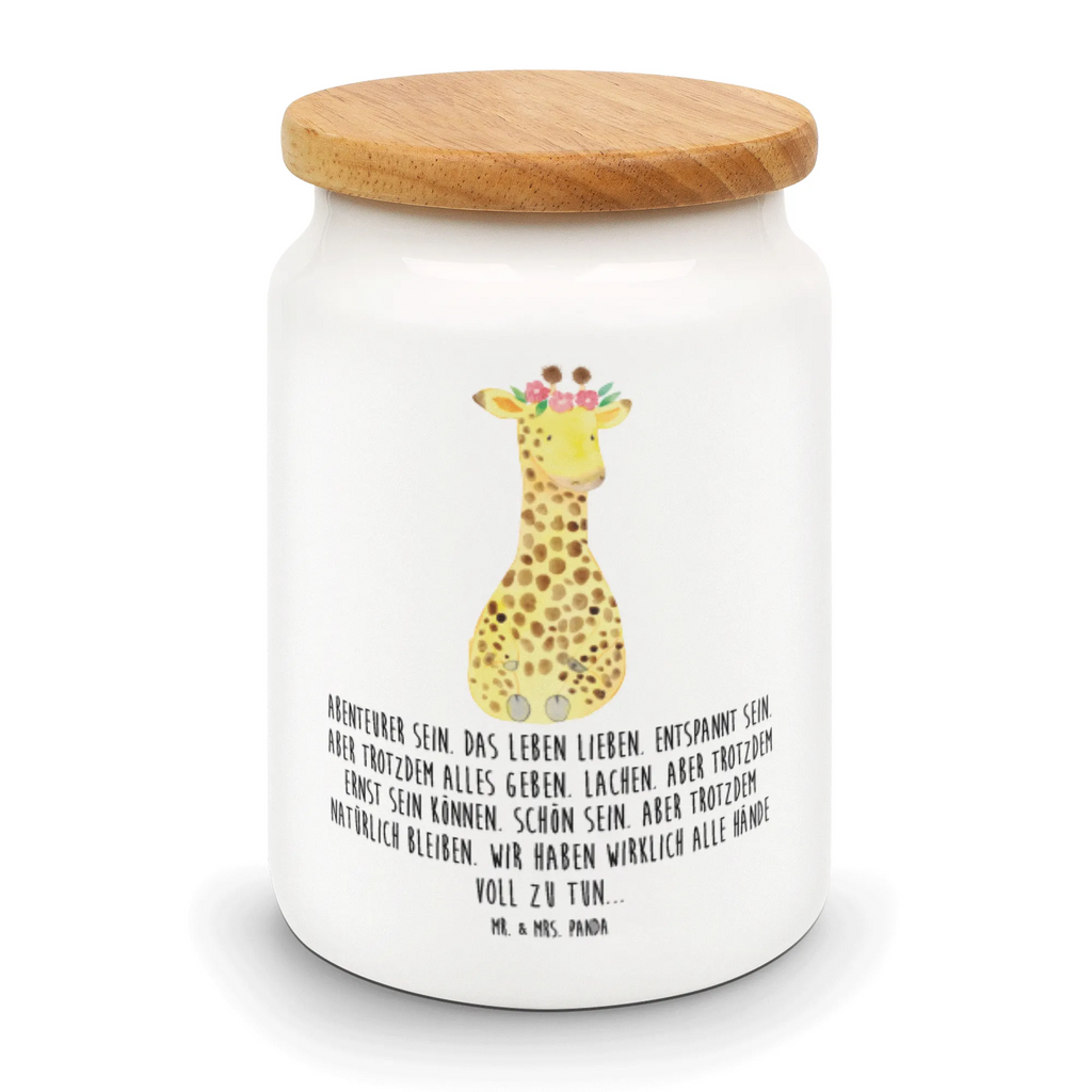 Vorratsdose Giraffe Blumenkranz Vorratsdose, Keksdose, Keramikdose, Leckerlidose, Dose, Vorratsbehälter, Aufbewahrungsdose, Vorratsdosen, Frischhaltedose, Frischhaltedosen, Aufbewahrungsdosen, Aufbewahrungsbehälter, Vorratsdosen Keramik, Aufbewahrungsdosen Küche, Küchenbehälter, Vorratsbehälter Küche, Vorratsdosen Mehl, Mottensichere Vorratsdosen, Schüttdosen, Afrika, Wildtiere, Giraffe, Blumenkranz, Abenteurer, Selbstliebe, Freundin