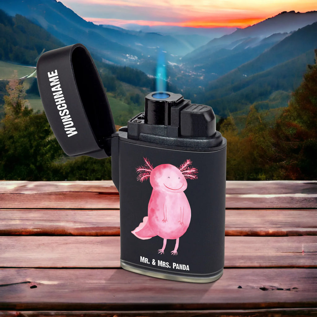 Personalised lighter axolotl Happy Personalisiertes Feuerzeug, Personalisiertes Gas-Feuerzeug, Personalisiertes Sturmfeuerzeug, Feuerzeug bedrucken, Feuerzeug personalisiert, Feuerzeug personalisieren, Feuerzeug selbst gestalten, Feuerzeug Geschenkidee, Feuerzeug als Geschenk, Geschenk Feuerzeug, Feuerzeug Geschenk, Feuerzeug mit Name, Feuerzeug mit Namen, Besonderes Feuerzeug, Axolotl, Molch, Axolot, Schwanzlurch, Lurch, Lurche, Motivation, gute Laune