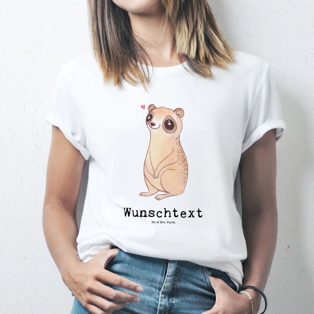 Personalisiertes T-Shirt Plumplori Glücklich T-Shirt Personalisiert, T-Shirt mit Namen, T-Shirt mit Aufruck, Männer, Frauen, Tiermotive, Gute Laune, lustige Sprüche, Tiere, Plumplori, Niedlich, Glück