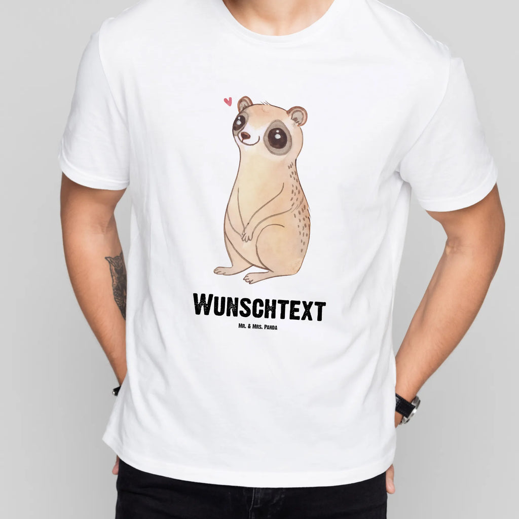 Personalisiertes T-Shirt Plumplori Glücklich T-Shirt Personalisiert, T-Shirt mit Namen, T-Shirt mit Aufruck, Männer, Frauen, Tiermotive, Gute Laune, lustige Sprüche, Tiere, Plumplori, Niedlich, Glück