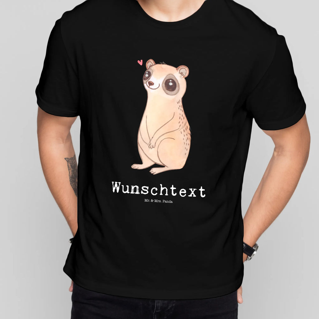 Personalisiertes T-Shirt Plumplori Glücklich T-Shirt Personalisiert, T-Shirt mit Namen, T-Shirt mit Aufruck, Männer, Frauen, Tiermotive, Gute Laune, lustige Sprüche, Tiere, Plumplori, Niedlich, Glück