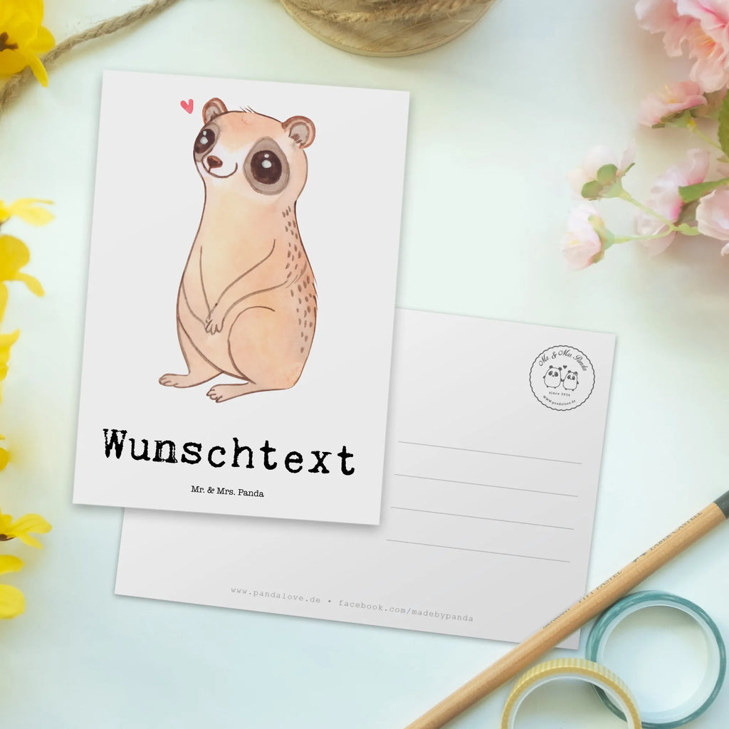 Personalisierte Postkarte Plumplori Glücklich Postkarte mit Namen, Postkarte bedrucken, Postkarte mit Wunschtext, Postkarte personalisierbar, Geschenkkarte mit Namen, Grußkarte mit Namen, Karte mit Namen, Einladung mit Namen, Ansichtskarte mit Namen, Geschenkkarte mit Wunschtext, Grußkarte mit Wunschtext, Karte mit Wunschtext, Einladung mit Wunschtext, Ansichtskarte mit Wunschtext, Tiermotive, Gute Laune, lustige Sprüche, Tiere, Plumplori, Niedlich, Glück