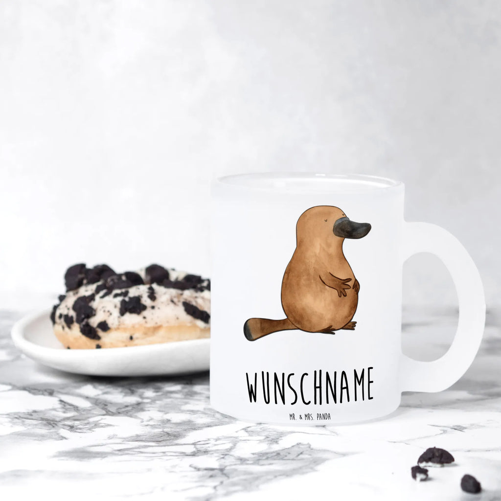 Personalisierte Teetasse Schnabeltier mutig Personalisierte Teetasse, Personalisiertes Teeglas, Personalisierter Teebecher, Personalisierte Glas Teetasse, Personalisierte Teetasse aus Glas, Teetasse mit Namen, Teeglas mit Namen, Teebecher mit Namen, Glas Teetasse mit Namen, Teetasse aus Glas mit Namen, Teetasse Wunschname, Teetasse selbst gestalten., Meerestiere, Meer, Urlaub, Schnabeltier, Mut, mutig, Lebensweisheit, Schnabeltiere, Motivation, Training, Büro, Arbeit, Neuanfang, Neustart, Weltreise, Raodtrip