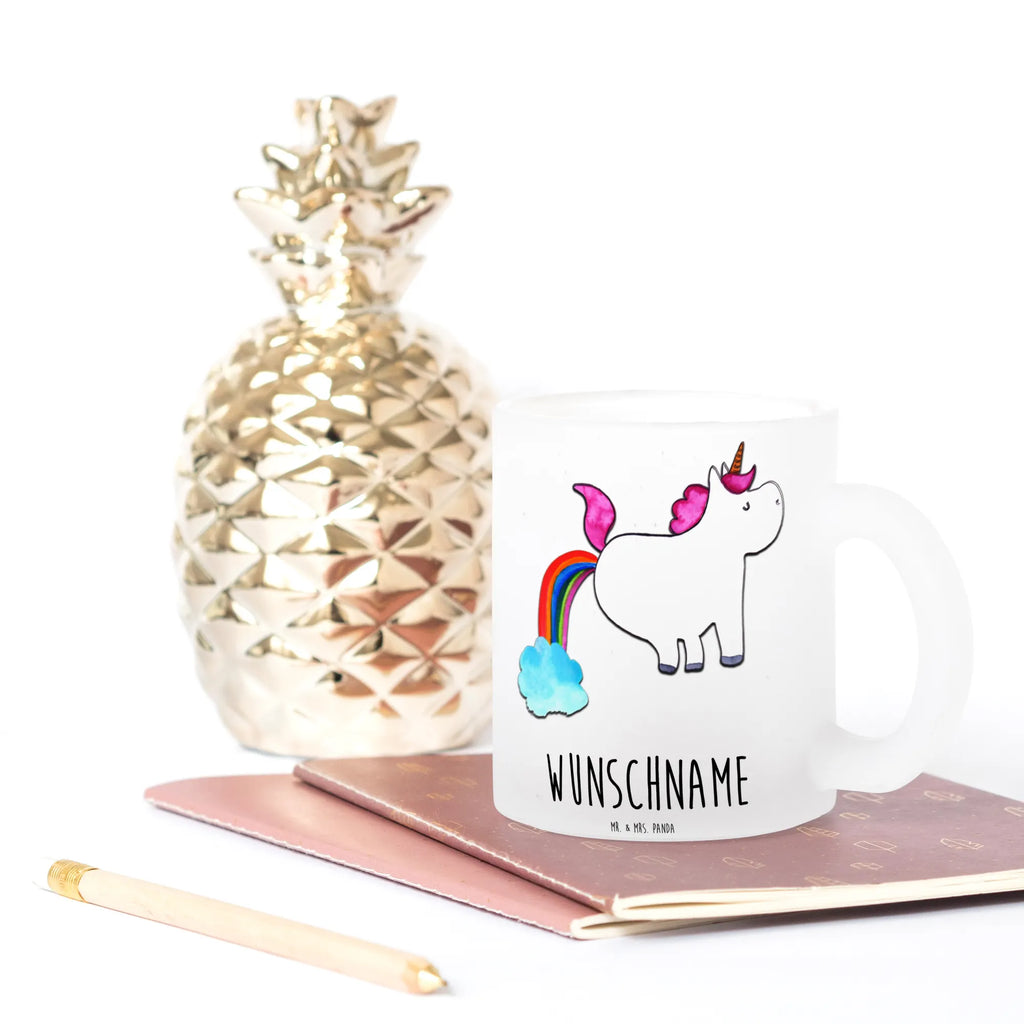 Personalisierte Teetasse Einhorn Pupsend Personalisierte Teetasse, Personalisiertes Teeglas, Personalisierter Teebecher, Personalisierte Glas Teetasse, Personalisierte Teetasse aus Glas, Teetasse mit Namen, Teeglas mit Namen, Teebecher mit Namen, Glas Teetasse mit Namen, Teetasse aus Glas mit Namen, Teetasse Wunschname, Teetasse selbst gestalten., Einhorn, Einhörner, Einhorn Deko, Pegasus, Unicorn, Pups, Regenbogen, Glitzer, Einhornpower, Erwachsenwerden, Spaß, lustig, Freundin