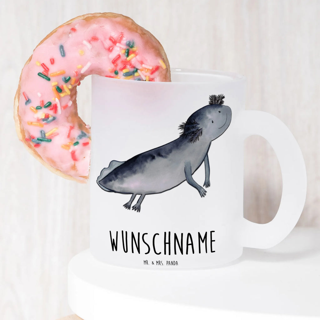 Personalisierte Teetasse Axolotl schwimmt Personalisierte Teetasse, Personalisiertes Teeglas, Personalisierter Teebecher, Personalisierte Glas Teetasse, Personalisierte Teetasse aus Glas, Teetasse mit Namen, Teeglas mit Namen, Teebecher mit Namen, Glas Teetasse mit Namen, Teetasse aus Glas mit Namen, Teetasse Wunschname, Teetasse selbst gestalten., Axolotl, Molch, Axolot, Schwanzlurch, Lurch, Lurche, Problem, Probleme, Lösungen, Motivation