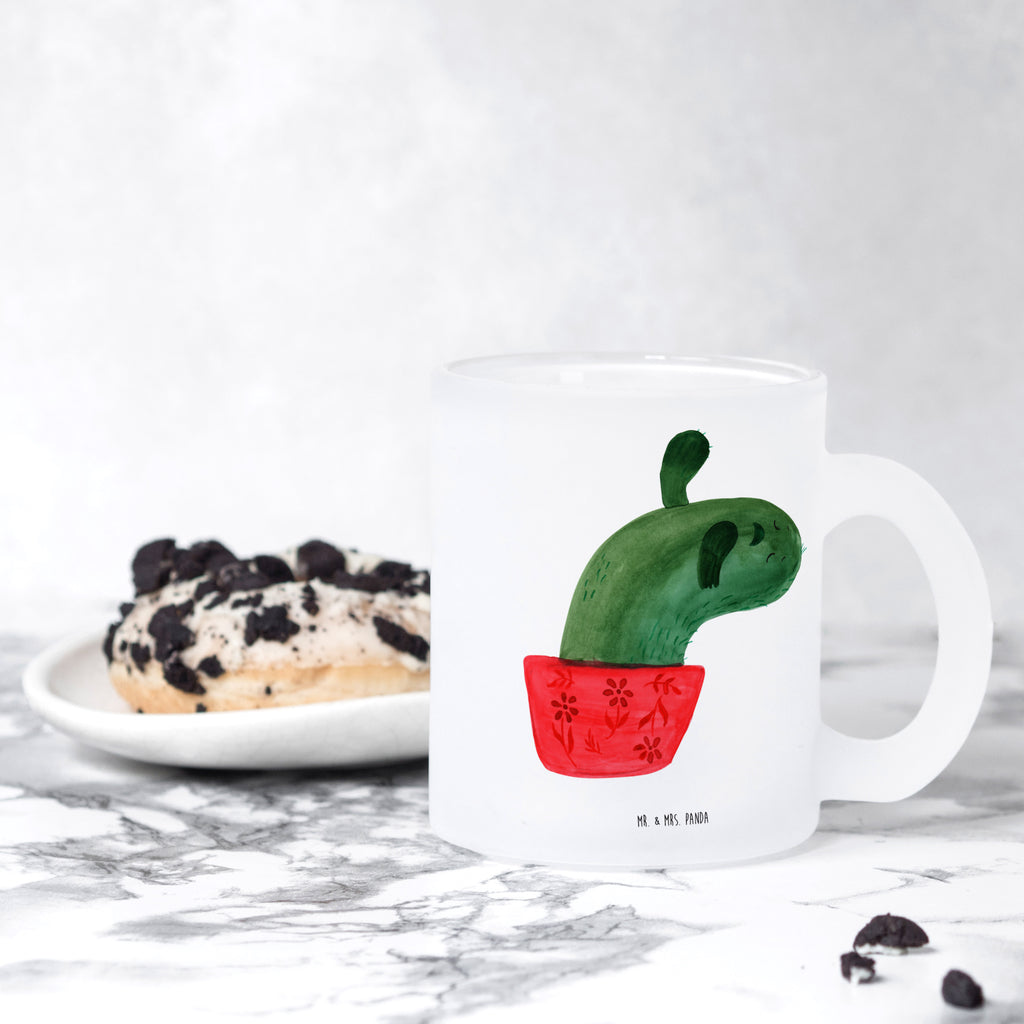 Teetasse Kaktus Mamamia Teetasse, Teeglas, Teebecher, Tasse mit Henkel, Tasse, Glas Teetasse, Teetasse aus Glas, Kaktus, Kakteen, Kaktusliebe, Ärger, Büro, Büroalltag, Schule, Motivation, Quote