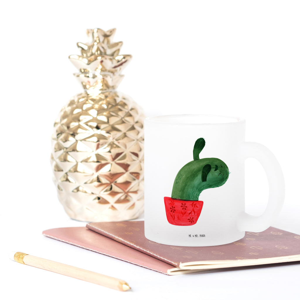 Teetasse Kaktus Mamamia Teetasse, Teeglas, Teebecher, Tasse mit Henkel, Tasse, Glas Teetasse, Teetasse aus Glas, Kaktus, Kakteen, Kaktusliebe, Ärger, Büro, Büroalltag, Schule, Motivation, Quote