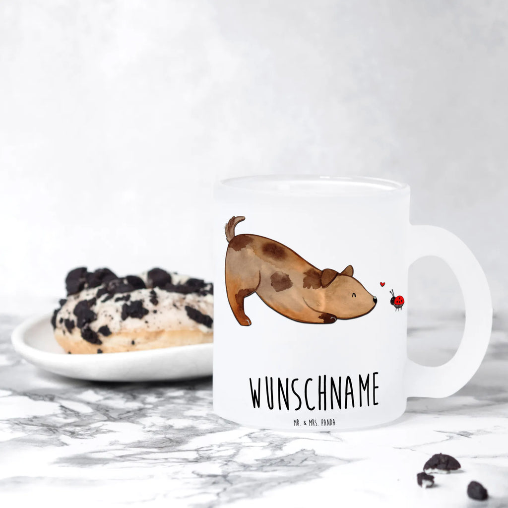 Personalisierte Teetasse Hund Marienkäfer Personalisierte Teetasse, Personalisiertes Teeglas, Personalisierter Teebecher, Personalisierte Glas Teetasse, Personalisierte Teetasse aus Glas, Teetasse mit Namen, Teeglas mit Namen, Teebecher mit Namen, Glas Teetasse mit Namen, Teetasse aus Glas mit Namen, Teetasse Wunschname, Teetasse selbst gestalten., Hund, Hundemotiv, Haustier, Hunderasse, Tierliebhaber, Hundebesitzer, Sprüche, Hunde, Hundespruch, Marienkäfer, Mischling, Mischlinghund