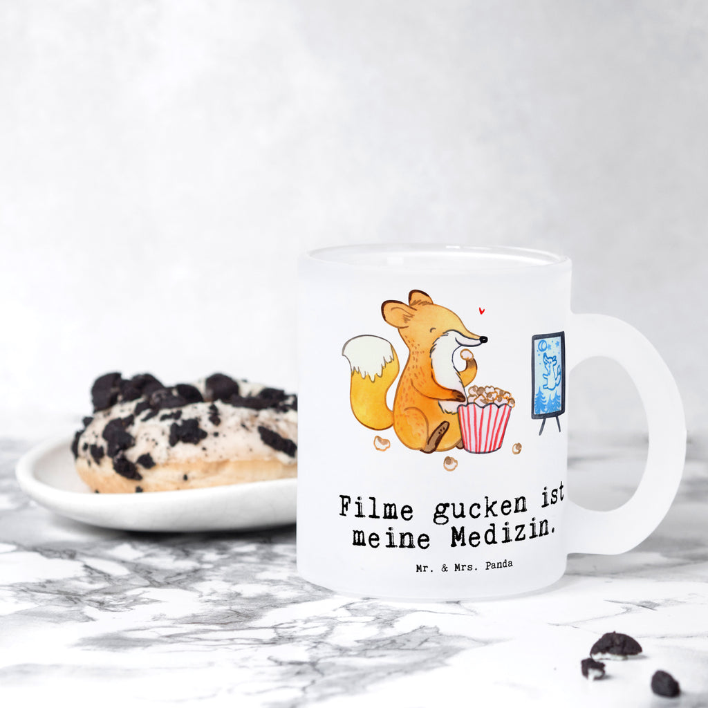 Teetasse Fuchs Filme gucken Teetasse, Teeglas, Teebecher, Tasse mit Henkel, Tasse, Glas Teetasse, Teetasse aus Glas, Geschenk, Sport, Sportart, Hobby, Schenken, Danke, Dankeschön, Auszeichnung, Gewinn, Sportler, Filmabend, Filme gucken, TV, Fernsehen, Kino