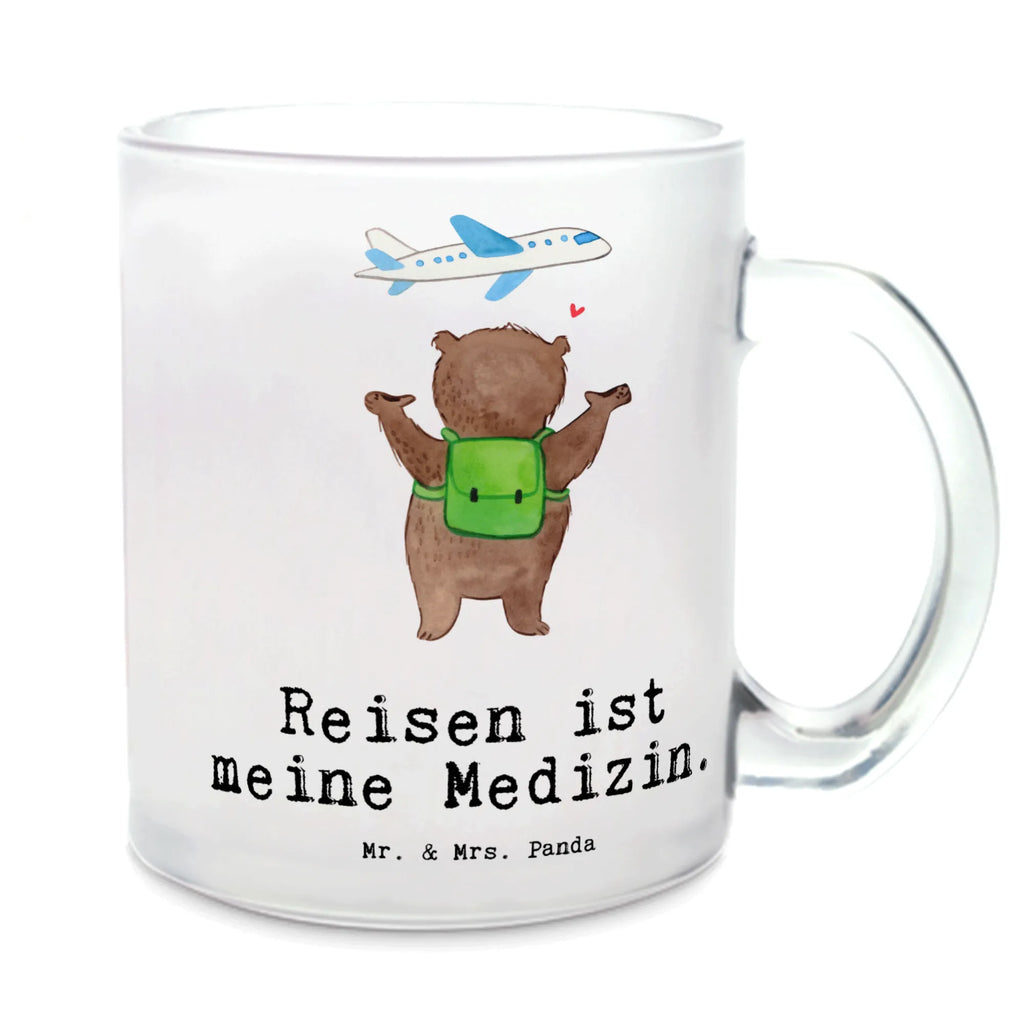 Teetasse Bär Reisen Teetasse, Teeglas, Teebecher, Tasse mit Henkel, Tasse, Glas Teetasse, Teetasse aus Glas, Geschenk, Sport, Sportart, Hobby, Schenken, Danke, Dankeschön, Auszeichnung, Gewinn, Sportler, Reisen, Weltreise, Urlaub, Urlaube, Auslandsjahr, Austauschjahr, Schüleraustausch, Reisegruppe, Reiseveranstalter, Reisebüro